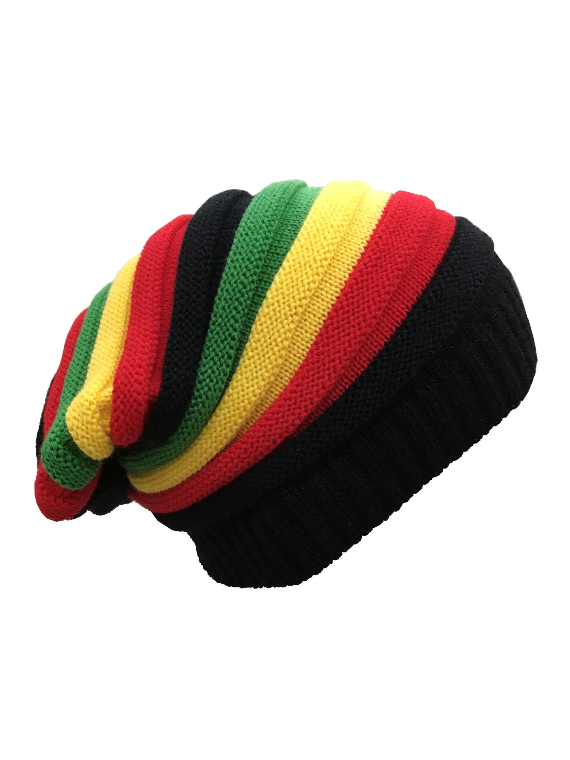Bob Marley inspired Multicolor Striped Beanie for Men & Women