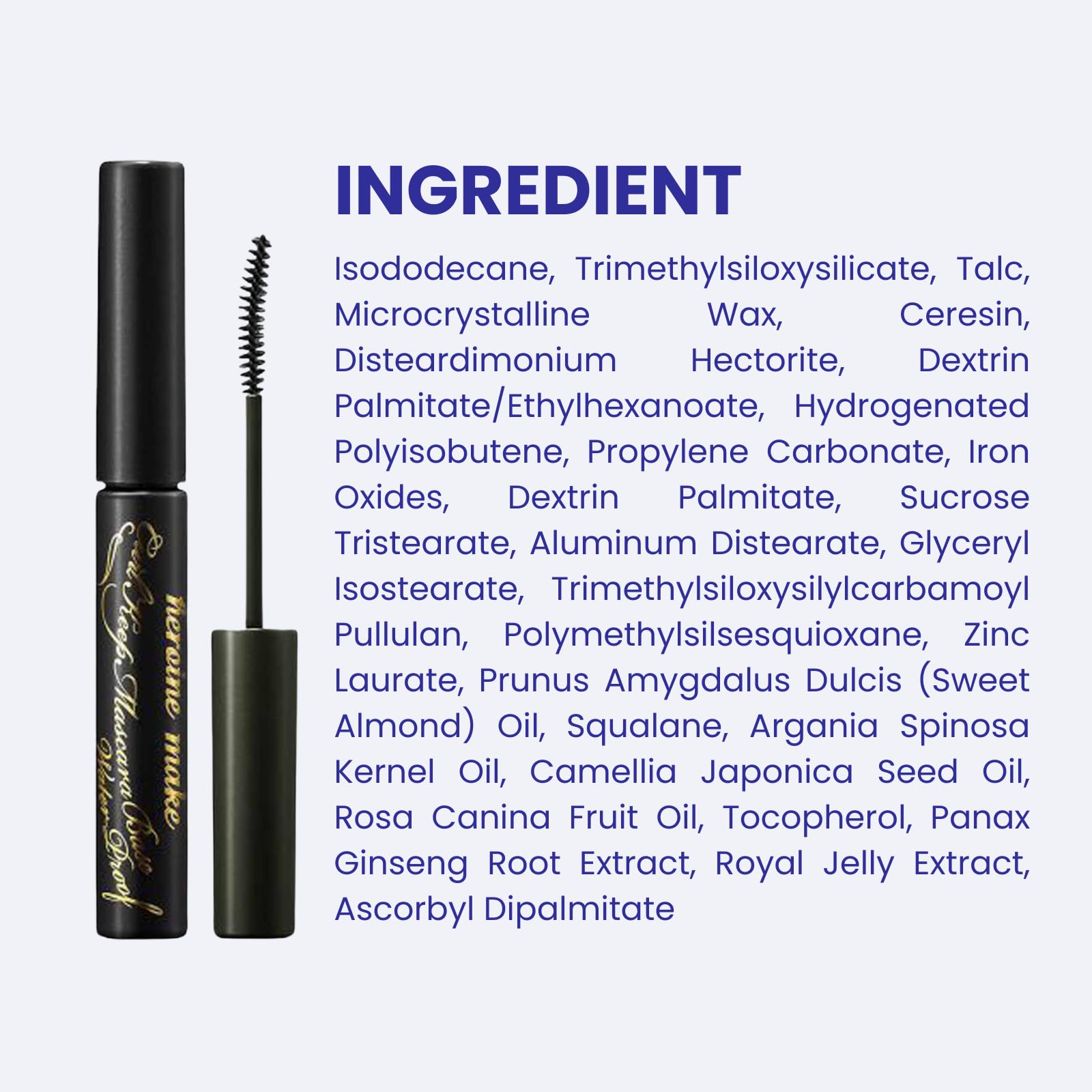 Heroine Make Curl Keep Mascara Base WP - 01 Clear Black