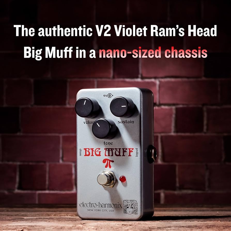 エレクトロハーモニックス BIG MUFF Nano pi ram’s head Amazon.com: Electro-Harmonix Ram's Head Big Muff Pi Fuzz