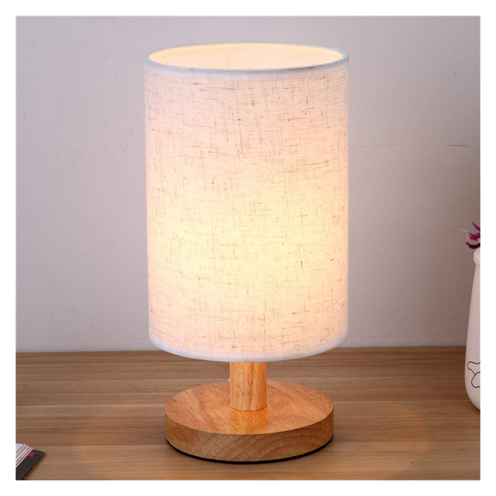 Lampa stołowa LED FXJ Nordic Wood do sypialni, lampka nocna