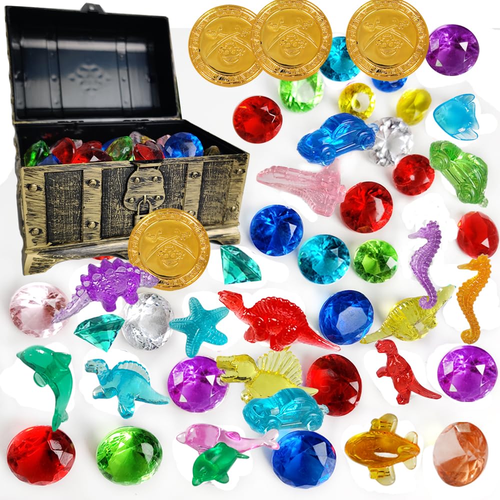 Amazon.com: HappyFiller 100 pcs of Faux Acrylic Diamond,6 Sizes