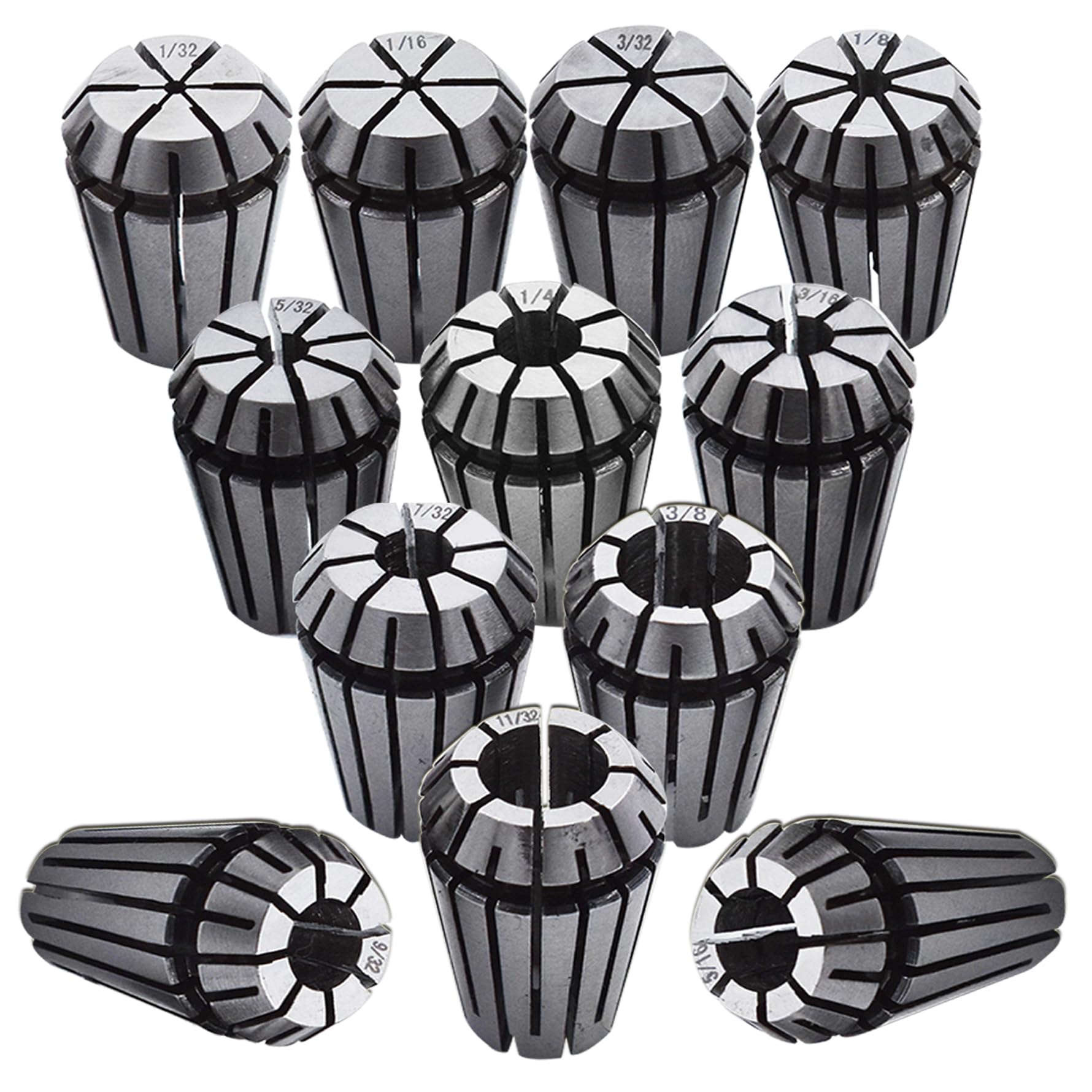 ER-16 Collet Set - 12 PCS for CNC Milling -1