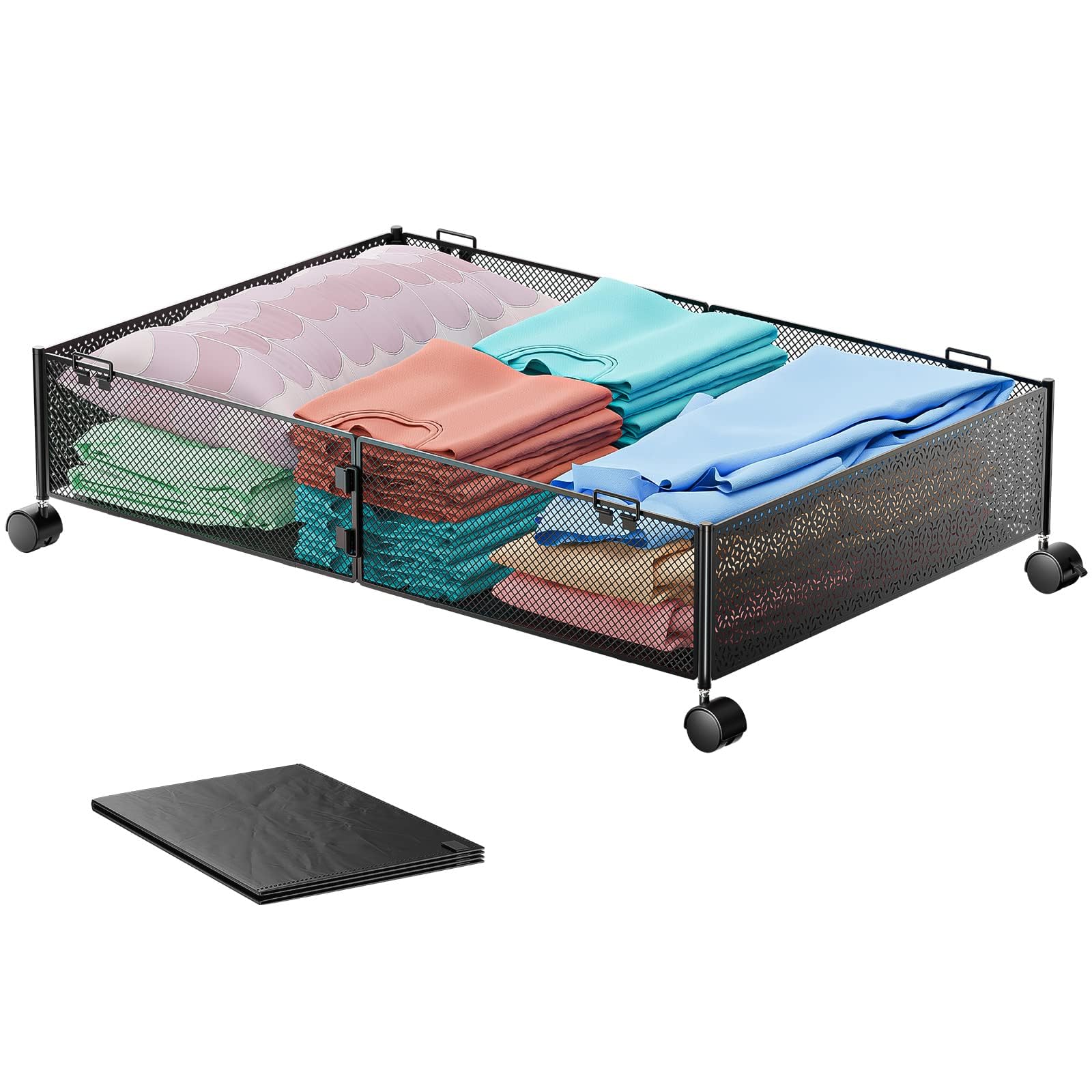 Under Bed Storage with Wheels Containers