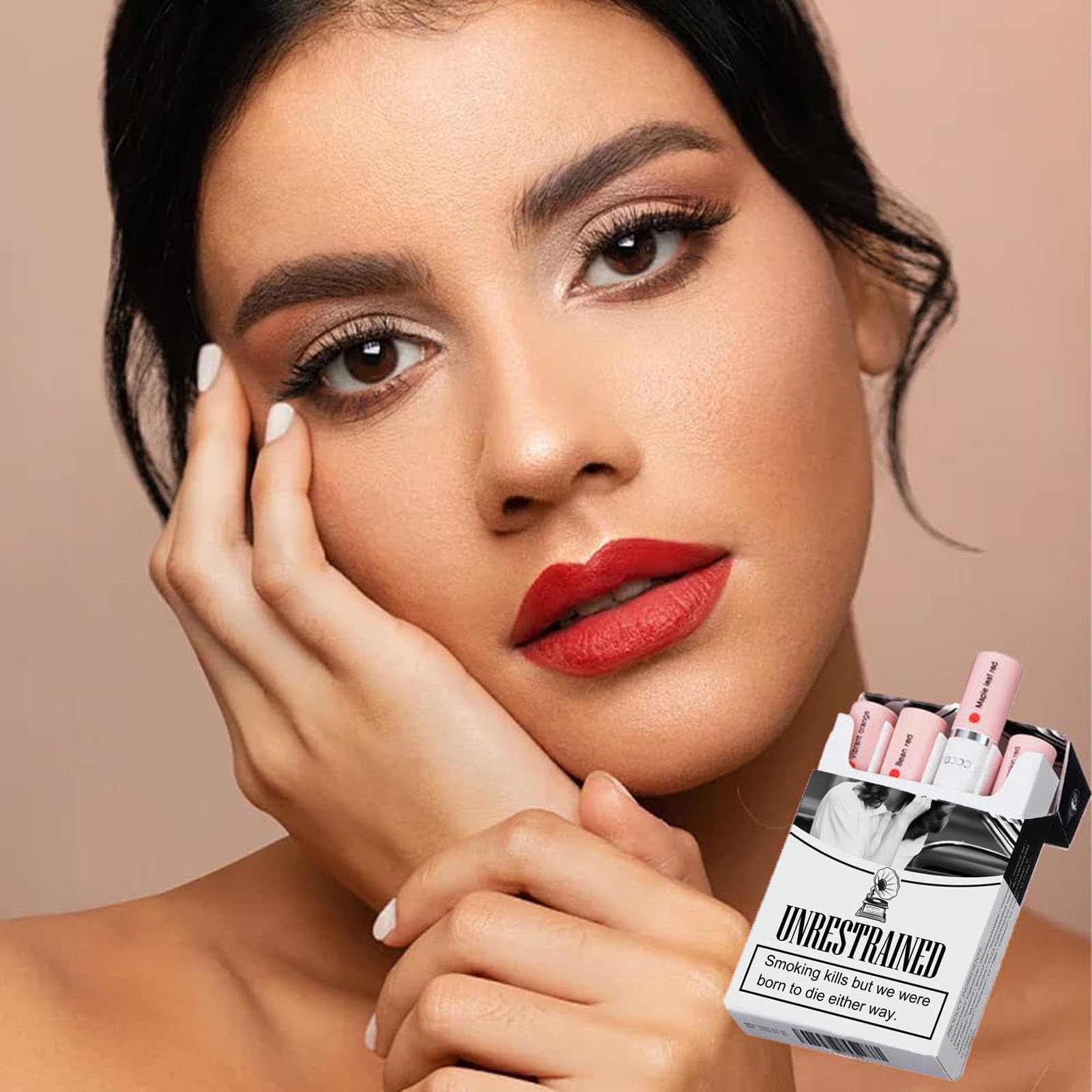 TITIMORE Lana Del Rey Lipstick 4 Colours Cigarettes Matte Lipstick Long  Lasting Lip Gloss Tube Lipstick Set Smoke Case Design Moisturiser Non-Stick  Cup Non Fade Lipstick Makeup : Amazon.de: Beauty