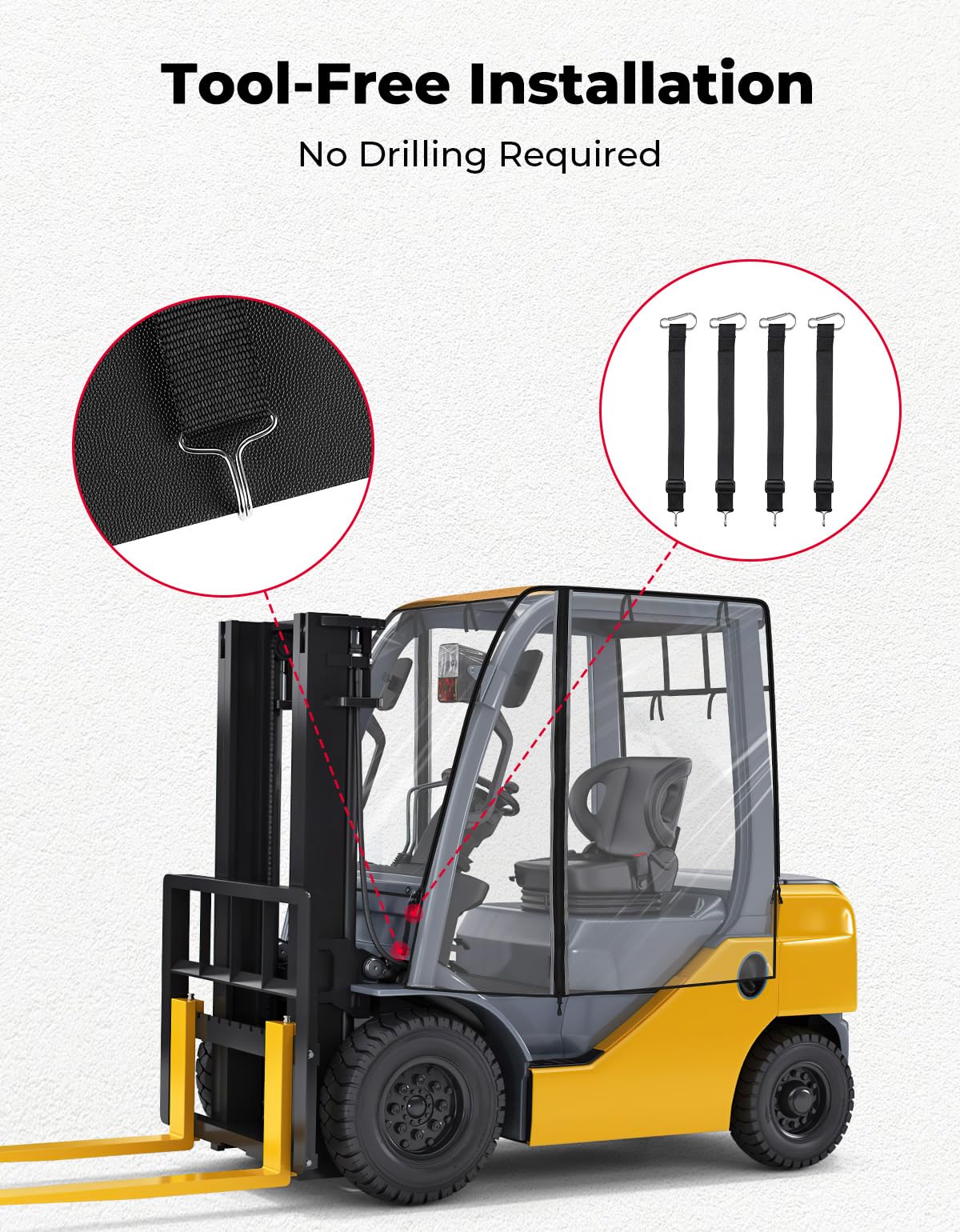 Forklift Rain Cover - Protect Your Machine -6