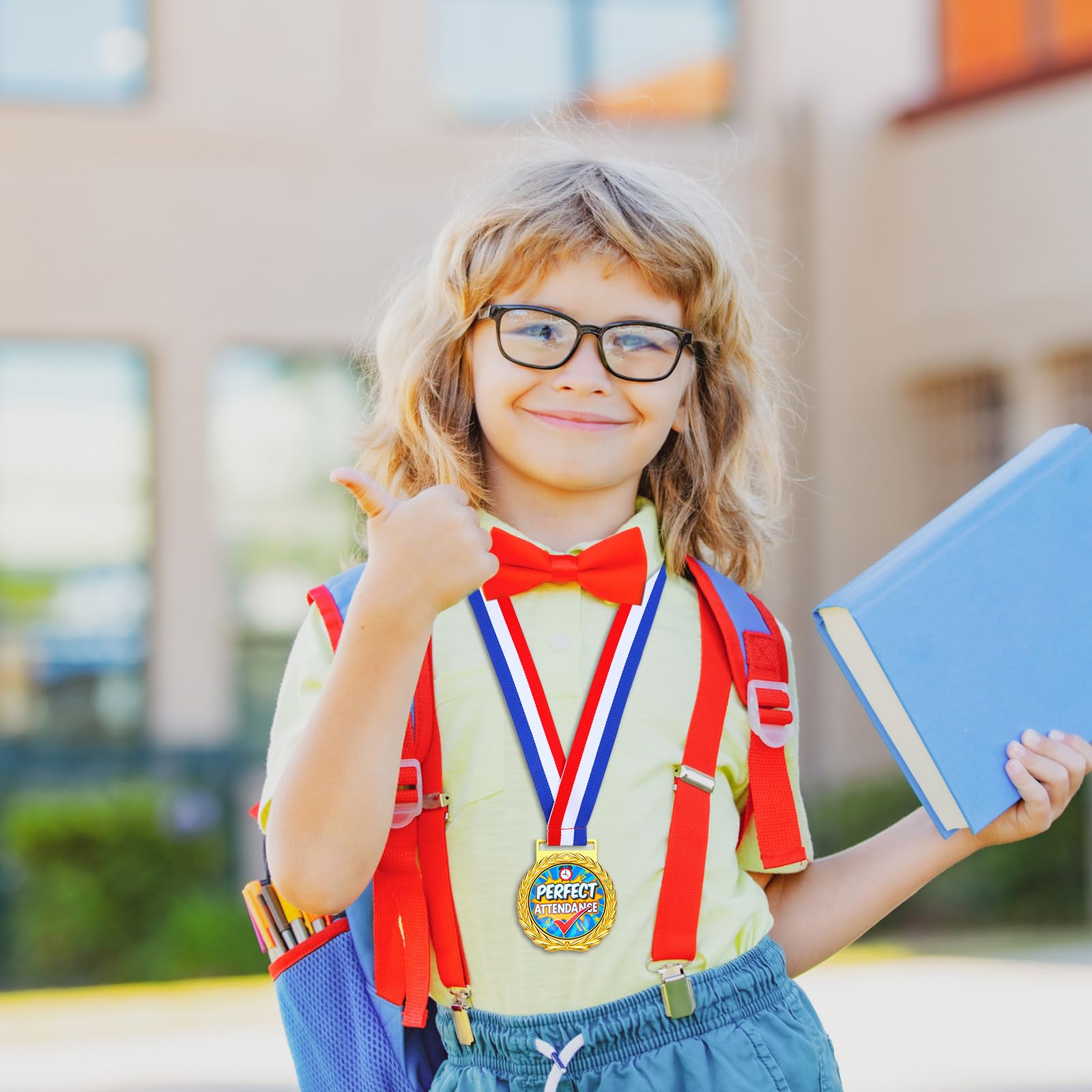 30 medallas de oro para ganadores de premios, medallas de premio con cinta para el cuello, premio de trofeo para estudiantes y niños, ganadores de eventos de competencia educativa
