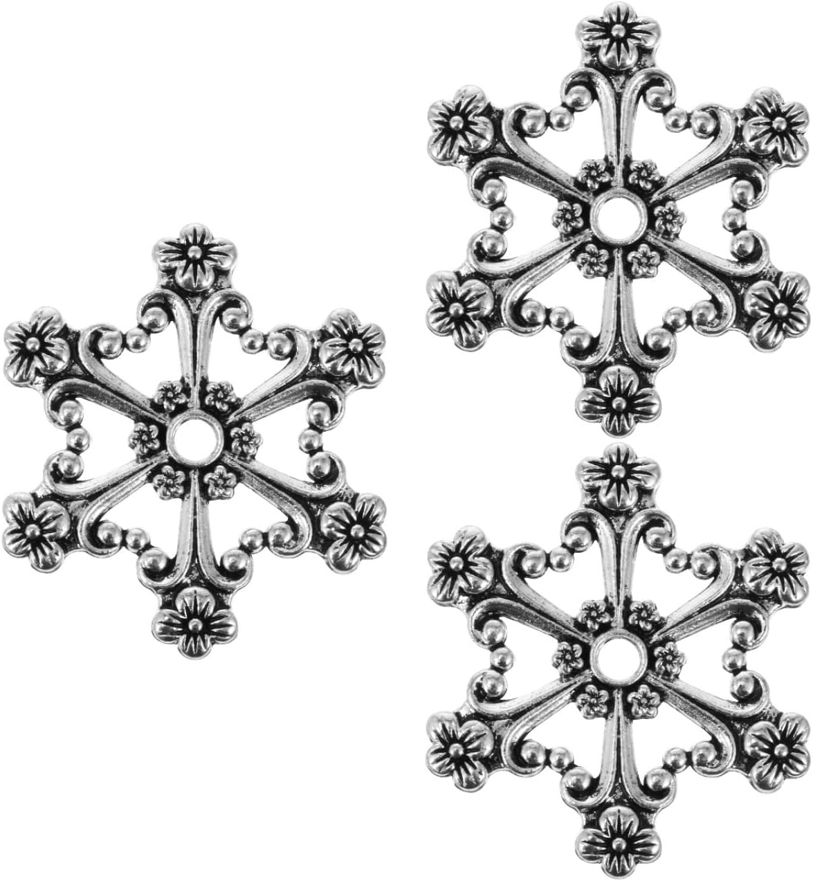 COHEALI Sewing Thread Winding Tool: 3-Pack Compact Thread Organizer Tool Lightweight Metal Yarn Bobbin Holder for Cross Stitch Quilting Supplies 2.36X2.08X0.59In