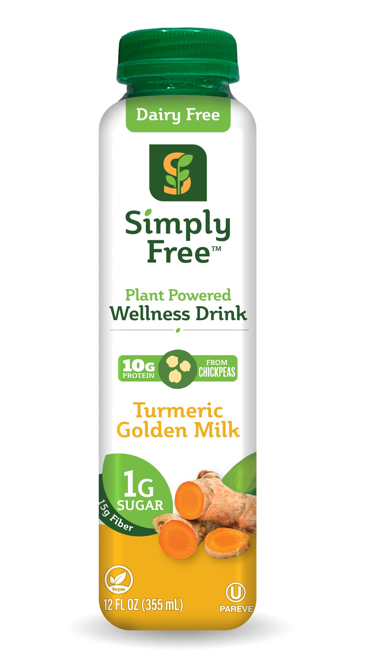 Buy Simply Free (8Pack) Turmeric Golden Milk, Based Drink, High Fiber