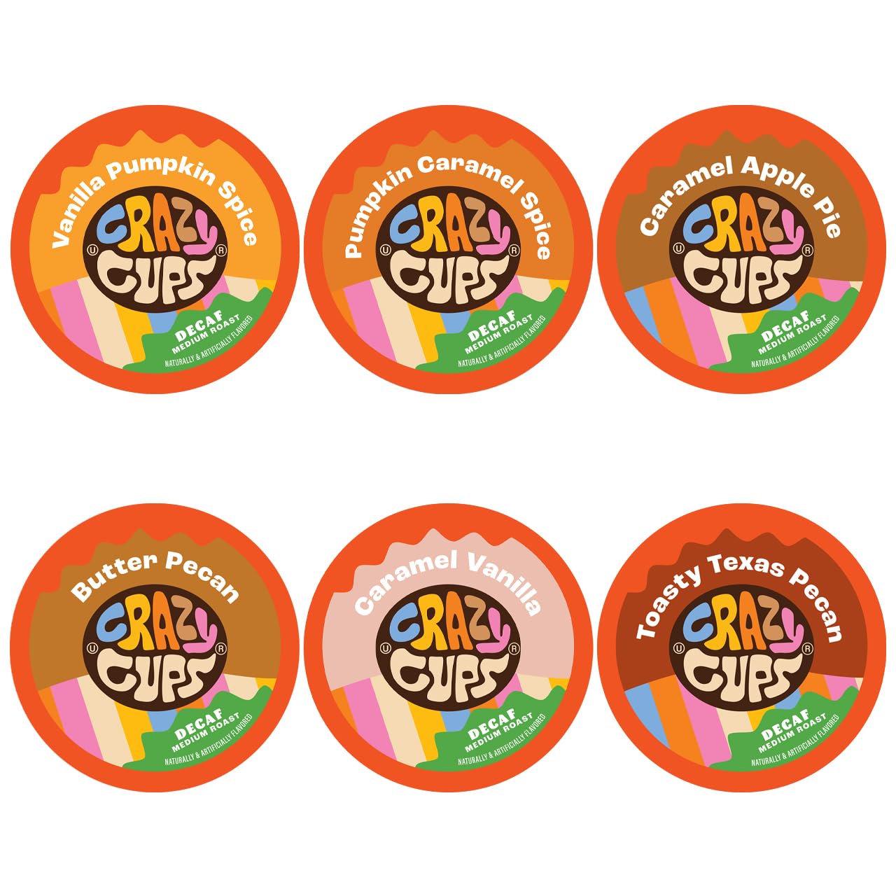 Crazy Cups Fall Coffee Pod Sample Variety Pack For Keurig