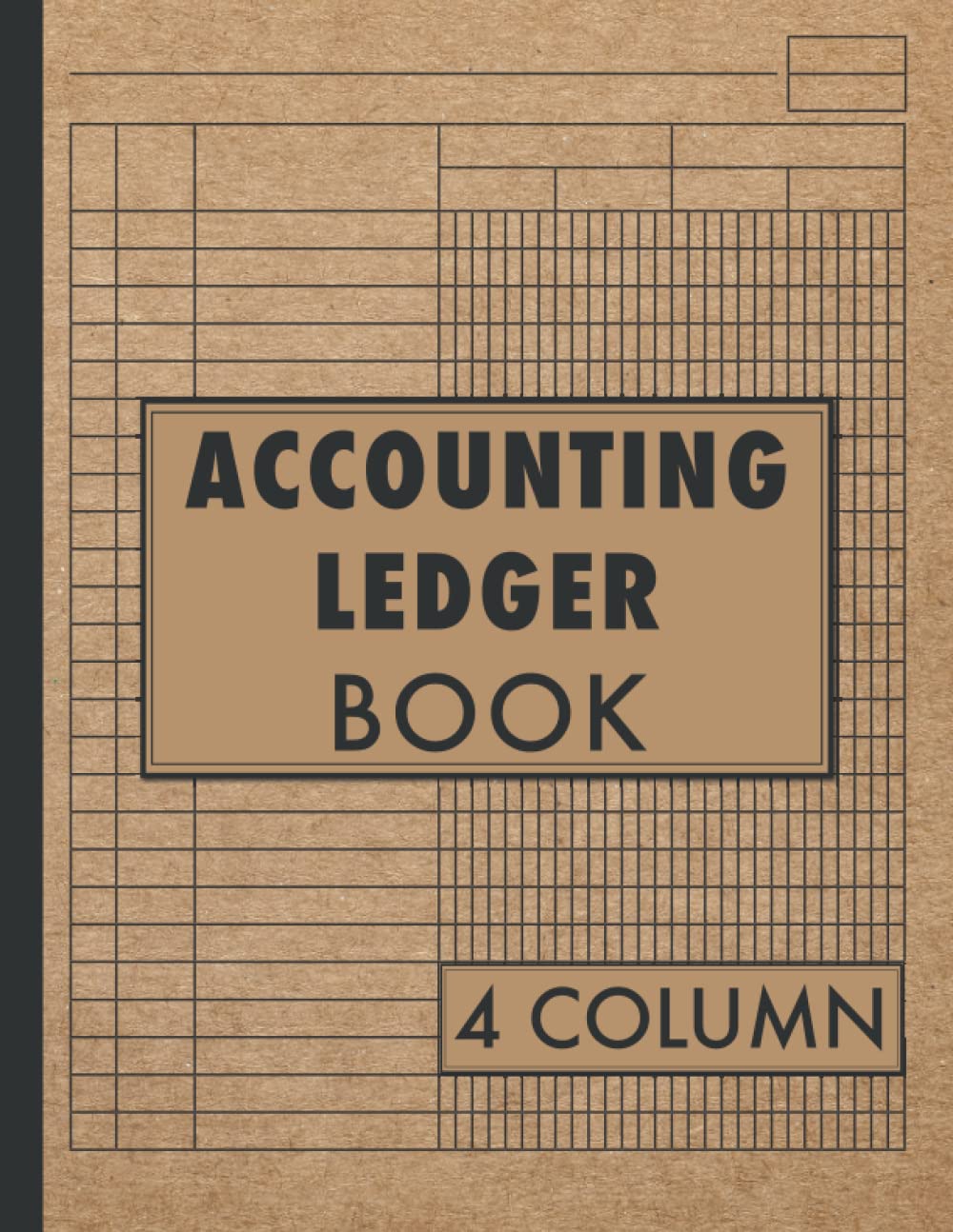 Accounting Ledger Book 4 Column: Simple Accounting Ledger Book for Bookkeeping (Account Ledger Blank Book)