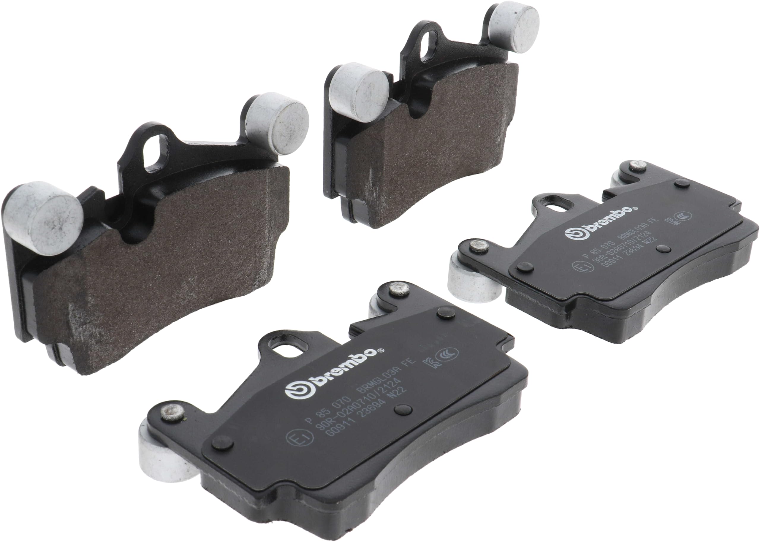 Brake Pads Set fits PORSCHE CAYENNE 9PA 3.6 Rear 07 to 10 M55.01 Brembo Quality