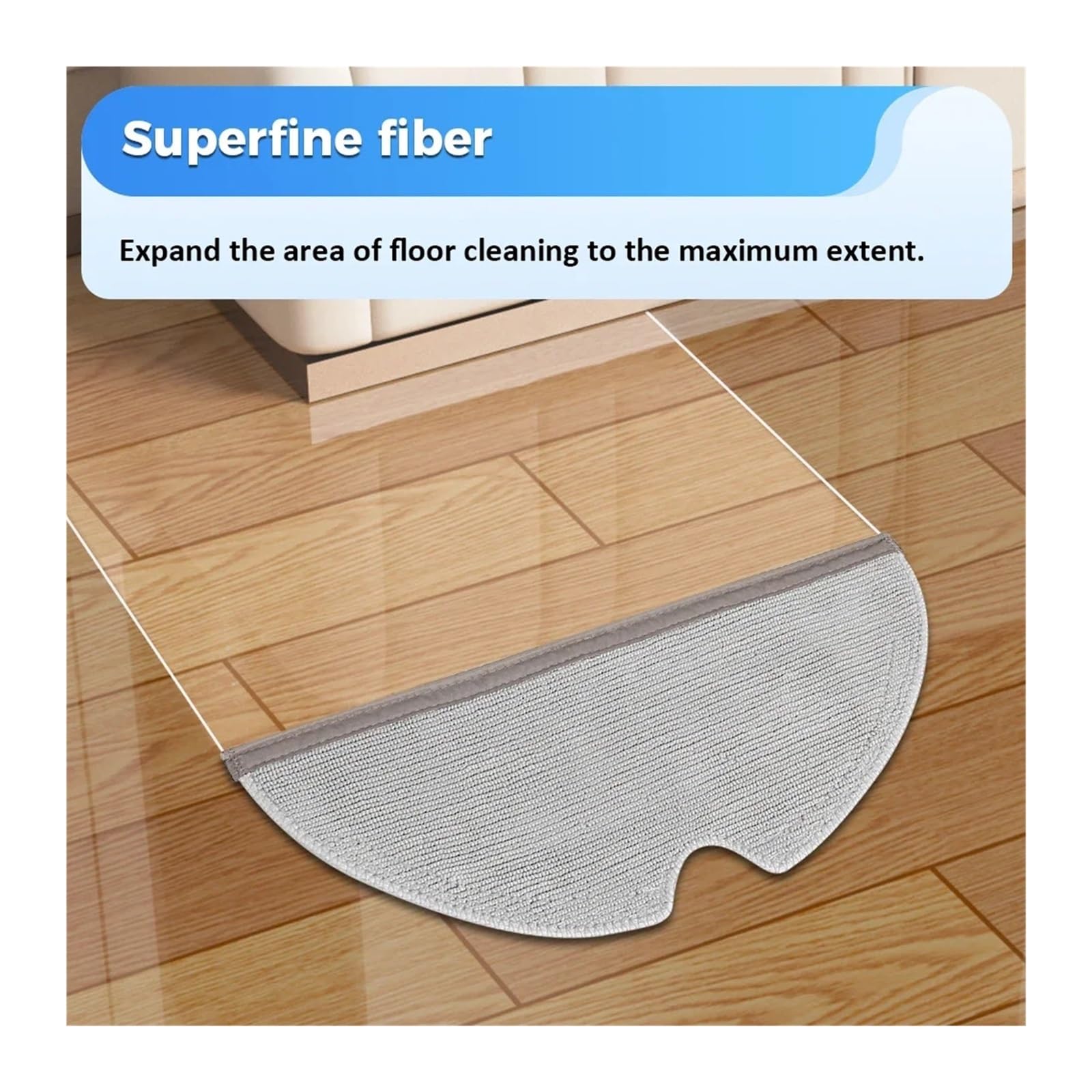 Cuscinetti Di Ricambio for Mop In Microfibra, Compatibili Con Roborock, Q5 Pro/Q5 Pro+/Q8 Max/Q8 Max+ Robot Aspirapolvere Di Ricambio for Aspirapolvere | 30pcs