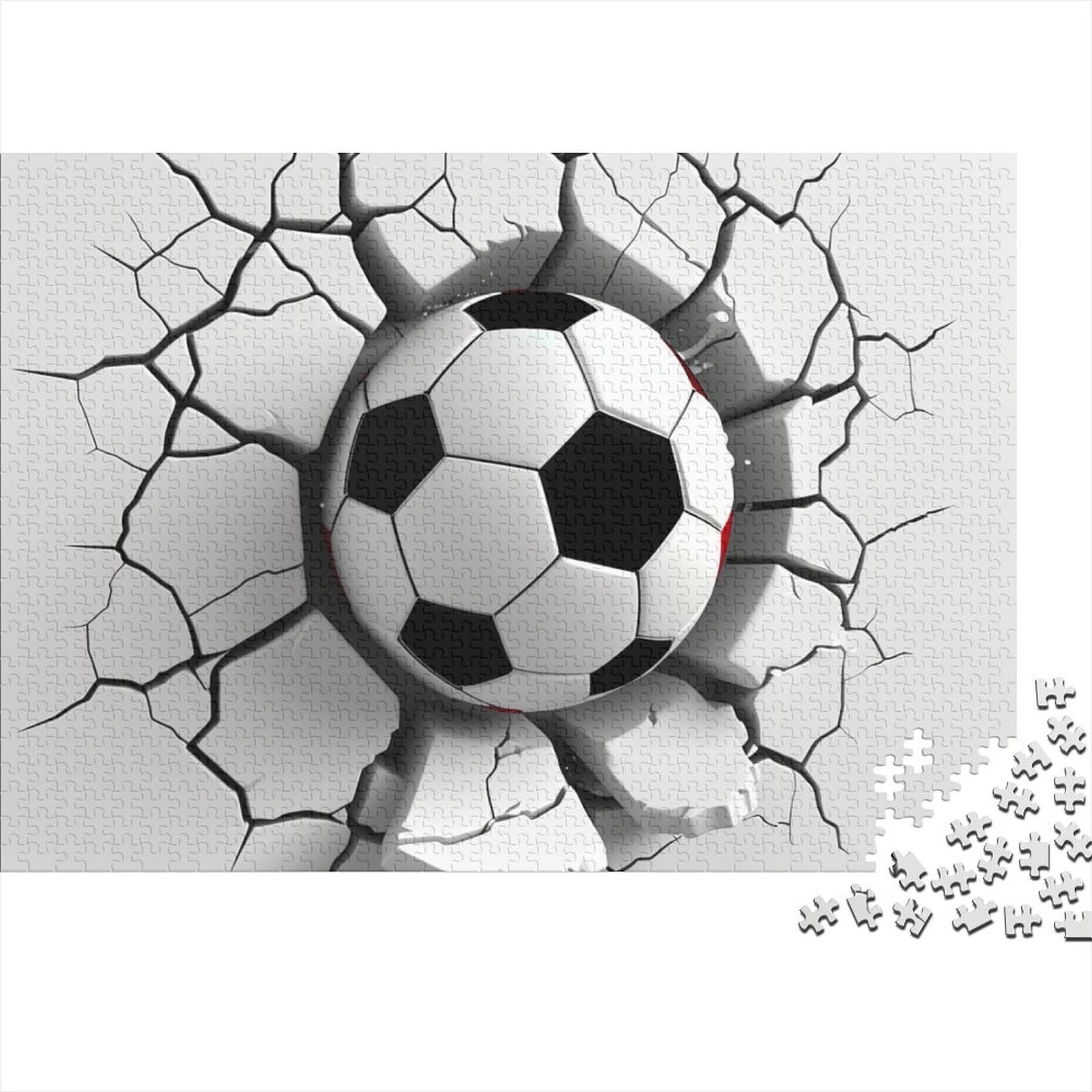 Fútbol Puzzle 500 Piezas Copa del Mundo Adultos Juego De Rompecabezas Decoración Juegos EduGatoivos Cumpleaños Stress Relief Toy 500pcs (52x38cm)