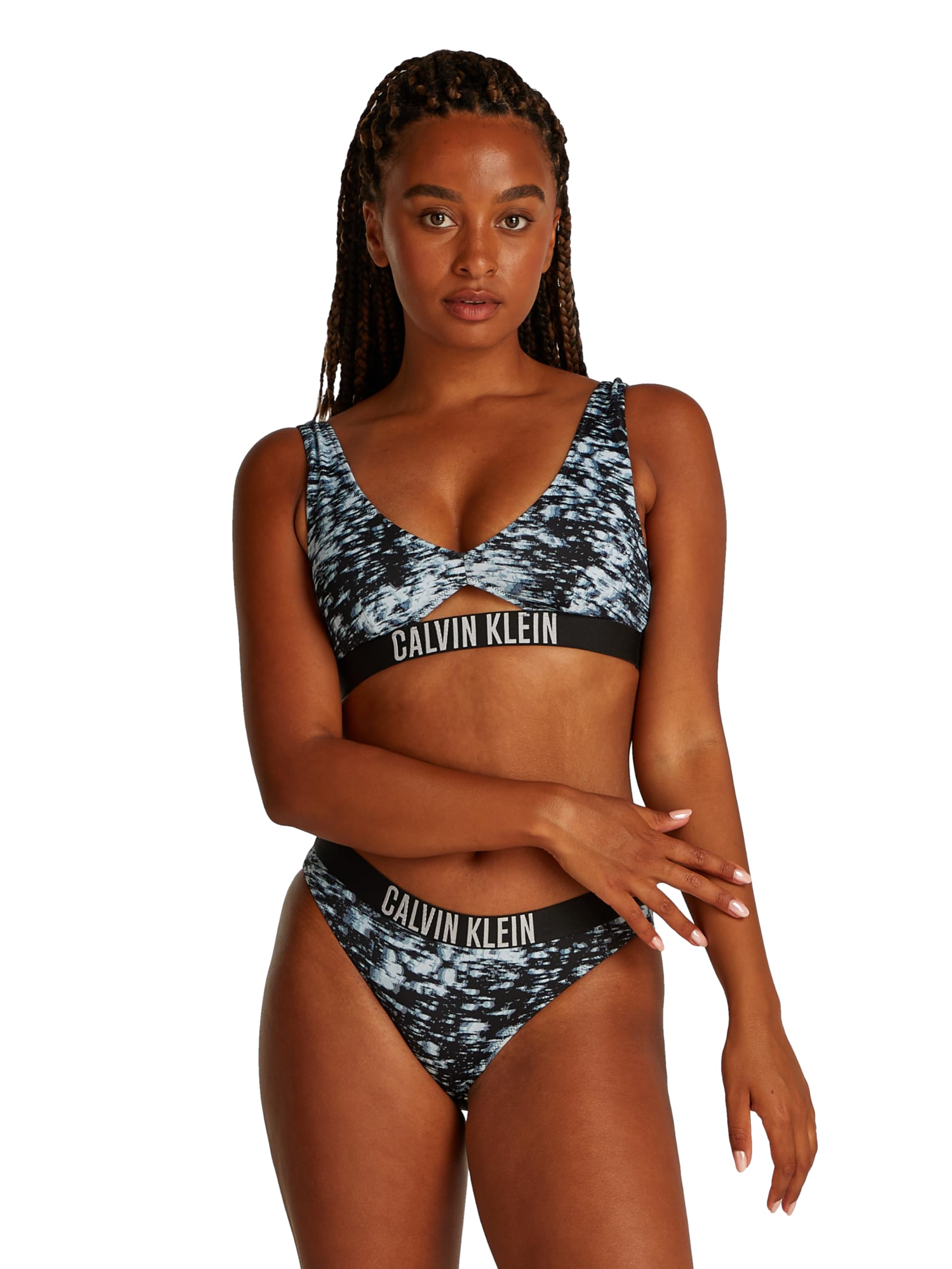 Calvin Klein Baskılı Bralet Bikini Üst, 5003238398