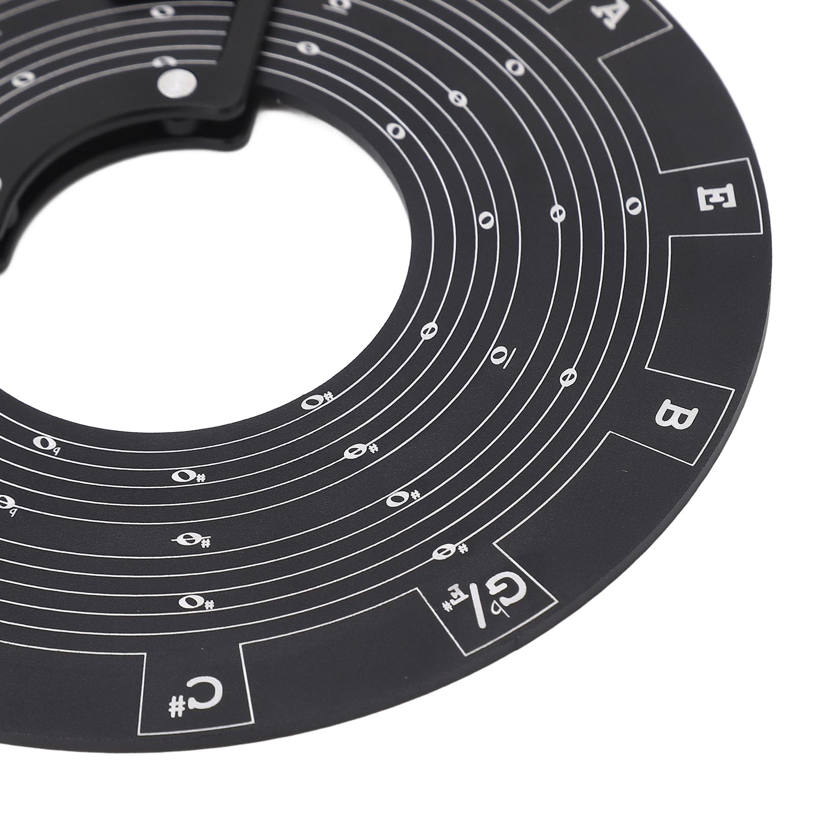 Herramienta de Acordes de melodía: Música de Rueda de Acordes de Aleación de Aluminio Aprendizaje de Quintos Diagramas de la Rueda de Acordes de la Rueda Acordes de Maste para