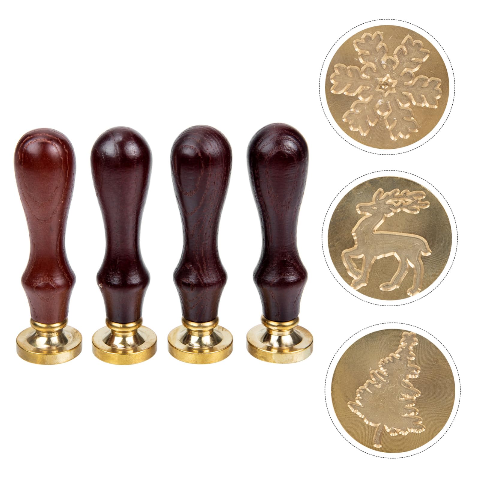 Operitacx 3ensembles Pour Cachets De Cire De Têtes Amovibles Motifs Pour Et Invitations Pour De