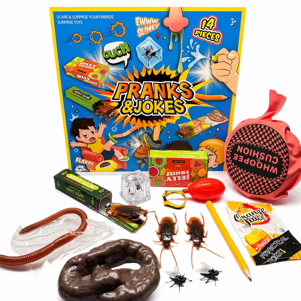 Prank Kit, 14 PCS Pranks For Practical Jokes And Entertainment