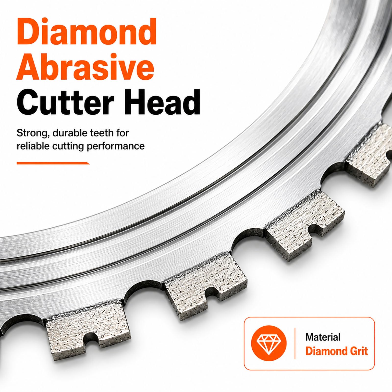 Pack De 5 Hojas De Sierra Anular Diamantadas 410 Mm Para Hormigón