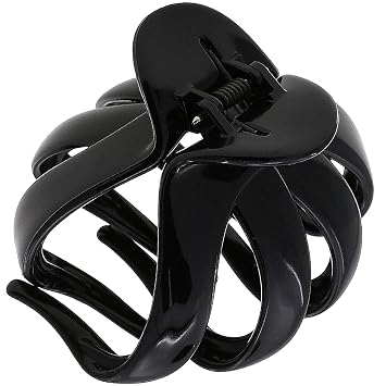 Camila Paris AD705 French Octopus Hair Clip, Small 2.5 Inch Hair Clips for Thick Hair, Girl Hair Claw Clips for Long Hair, Jaw Hair Clips for Women Thick Hair Strong No-Slip Grip, Made in France