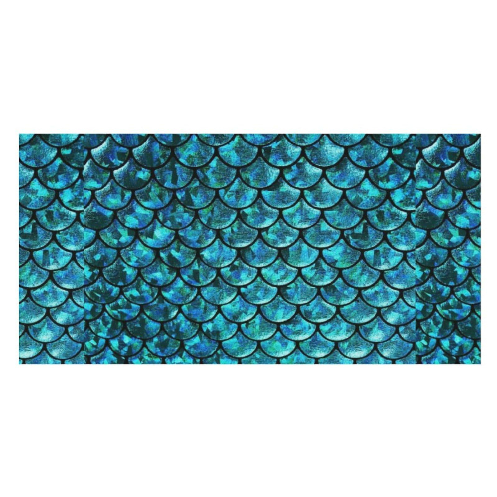 LWORZIIB Beach Towel, Aquamarine Scales Bath Towel, Pool Towel Great for Gym Swimming 80 X 160cm