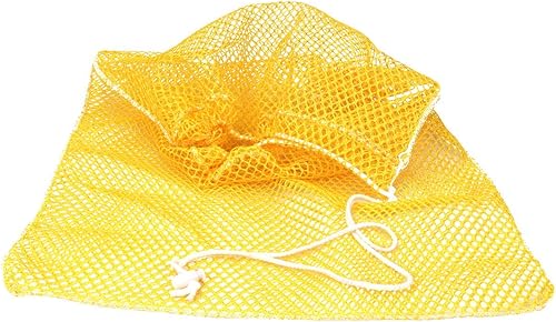 Bolsa de malla con cordón - Amarilla, 18"x 30"