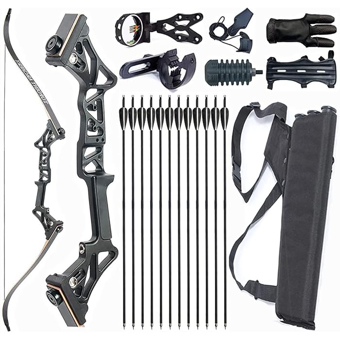 Buy Monleap R3 Takedown Recurve Bow and Arrows Package Archery Set for