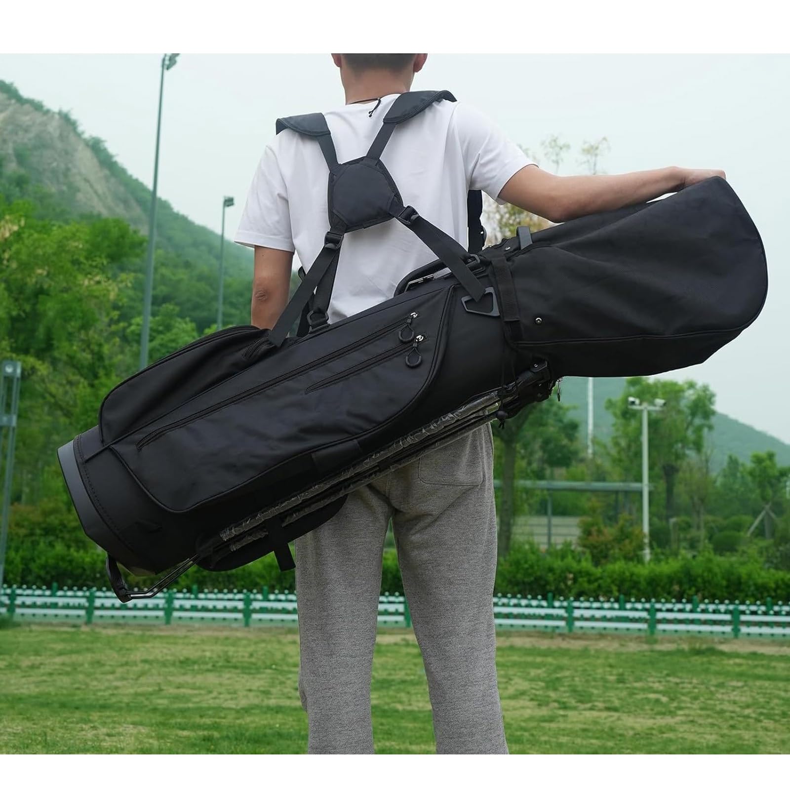 Amazon | キャディバッグ用カバー ゴルフバッグ フード カバー ゴルフ