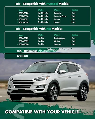 Miniatura 3 de SCITOO Cuerpo del acelerador 351002G600 Acelerador automotriz apto para 2019-2020 para Hyundai para Santa Fe | 2017-2018 para Hyundai para Santa Fe
