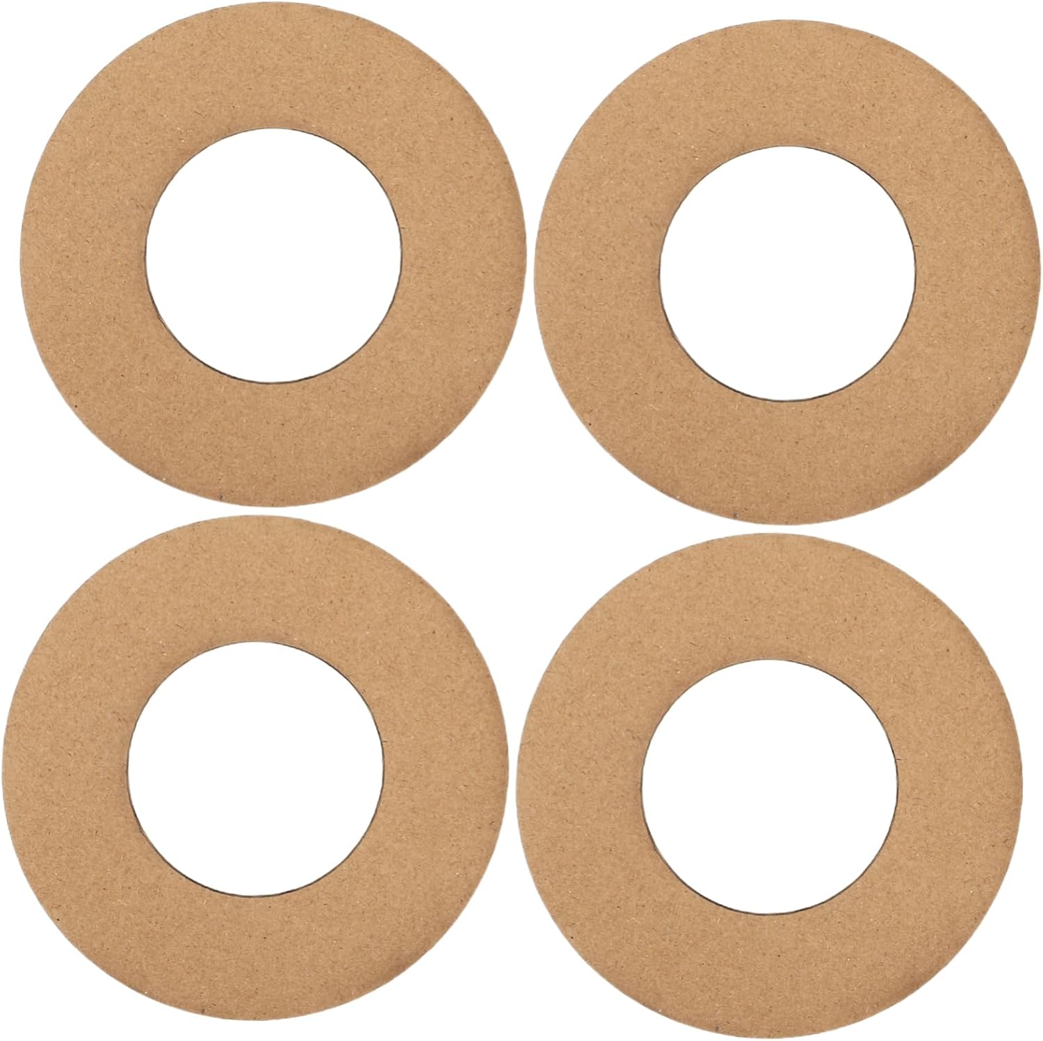 TEHAUX 33pcs Circle Wreath Paper Flower Hoop Frames for Crafts for Festive Decor and Family Art Projects Outer Inner for Boys and Girls Creative Activities image 3