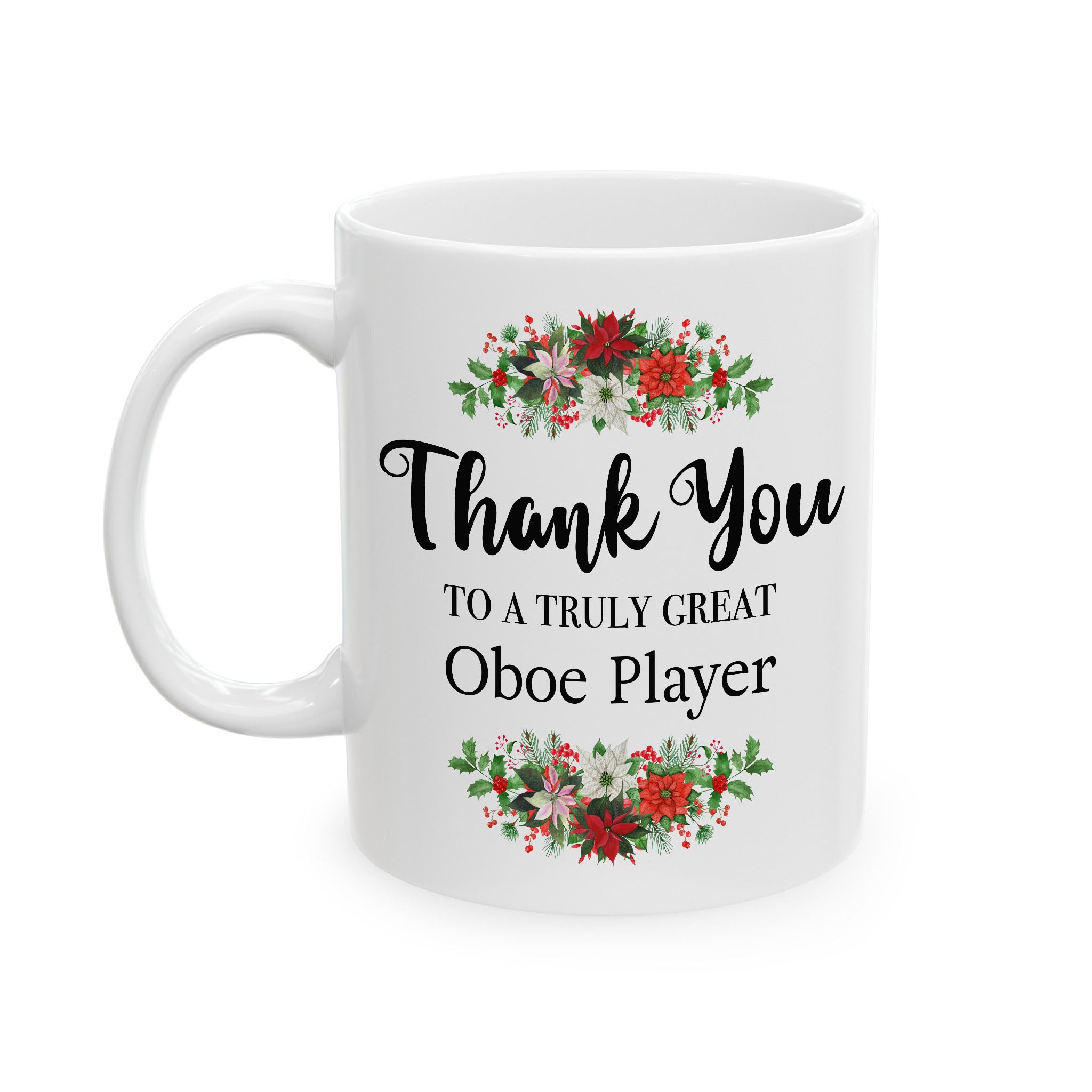 DesiDD Thank You Gifts for Oboe Player Appreciation Mug Oboist Musician Birthday Office Party Coworker Employee - Truly Great - Coffee Cup 11oz Women Men Friend