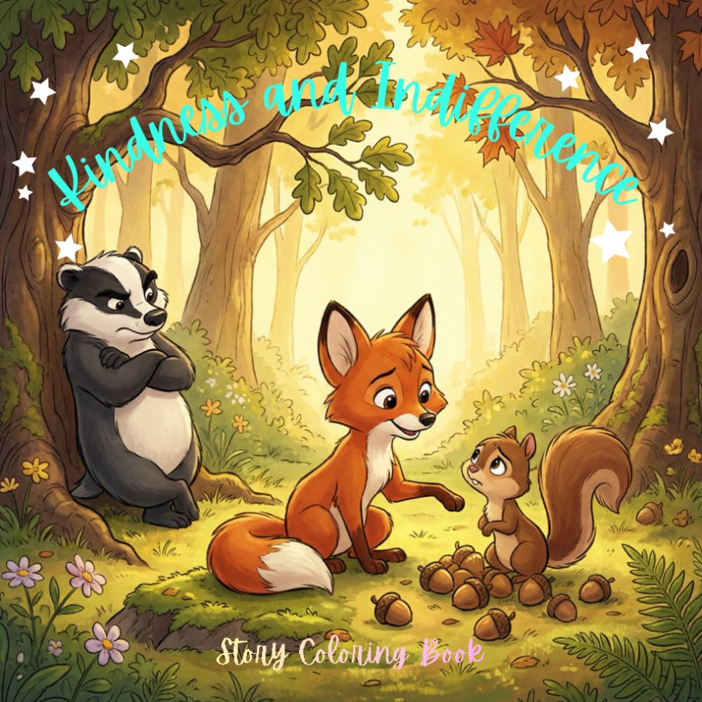 Kindness and Indifference (Storytime Colouring book)