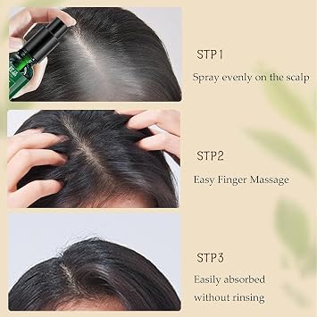 Anti-Hair Loss and Hair Growth Solution, Anti Loss Hair Conditioner, Herbal Hair Care Serum (3 Pcs Set)
