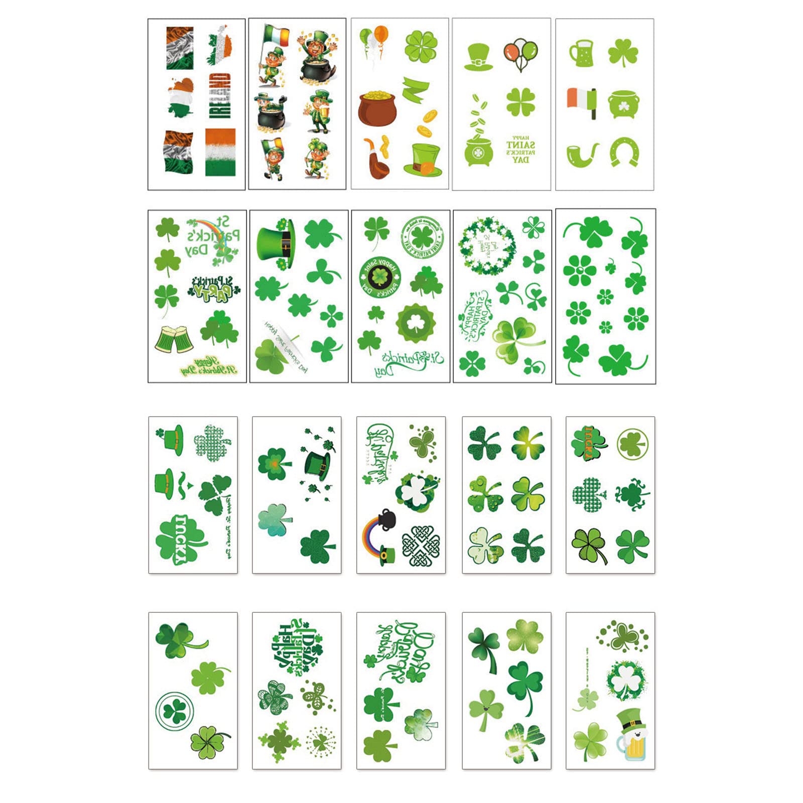S Day Patricks Day Temporary Stickers for Face Mother's Day Gift Temporary for Mom Women