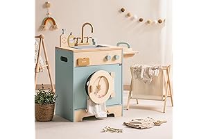 ROBOTIME Playset Toy Washing Machine for Kids