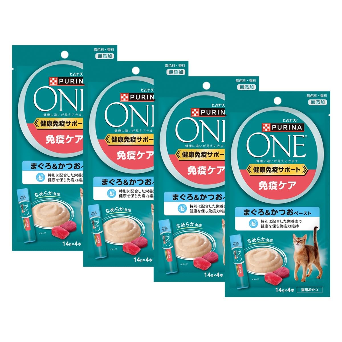 ピュリナワン キャットフード おやつ 健康免疫サポート 免疫ケア まぐろ&かつお…