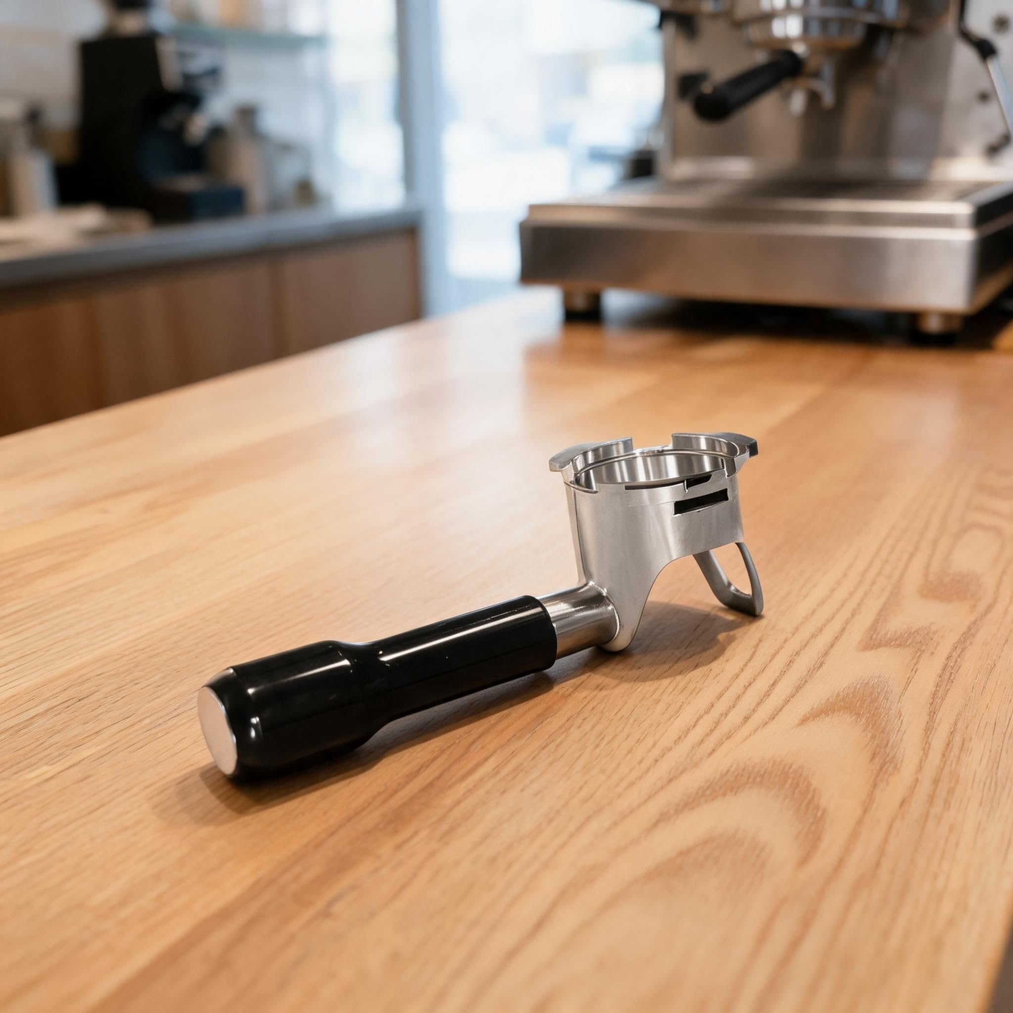 Portafiltro de acero inoxidable 304 de 54 mm para NJ para espresso 304 | Acero 304, resistente a la corrosión, construcción, rendimiento duradero, apto para lavavajillas