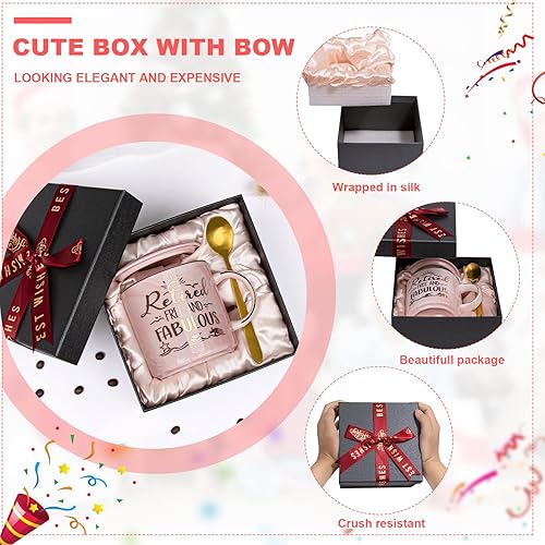 Miniatura 6 de Regalo de Jubilación para Mujer 2025 - Regalos de Jubilación para Mujeres, Despedida de Compañero de Trabajo, Despedida, Marcha, Regalos de