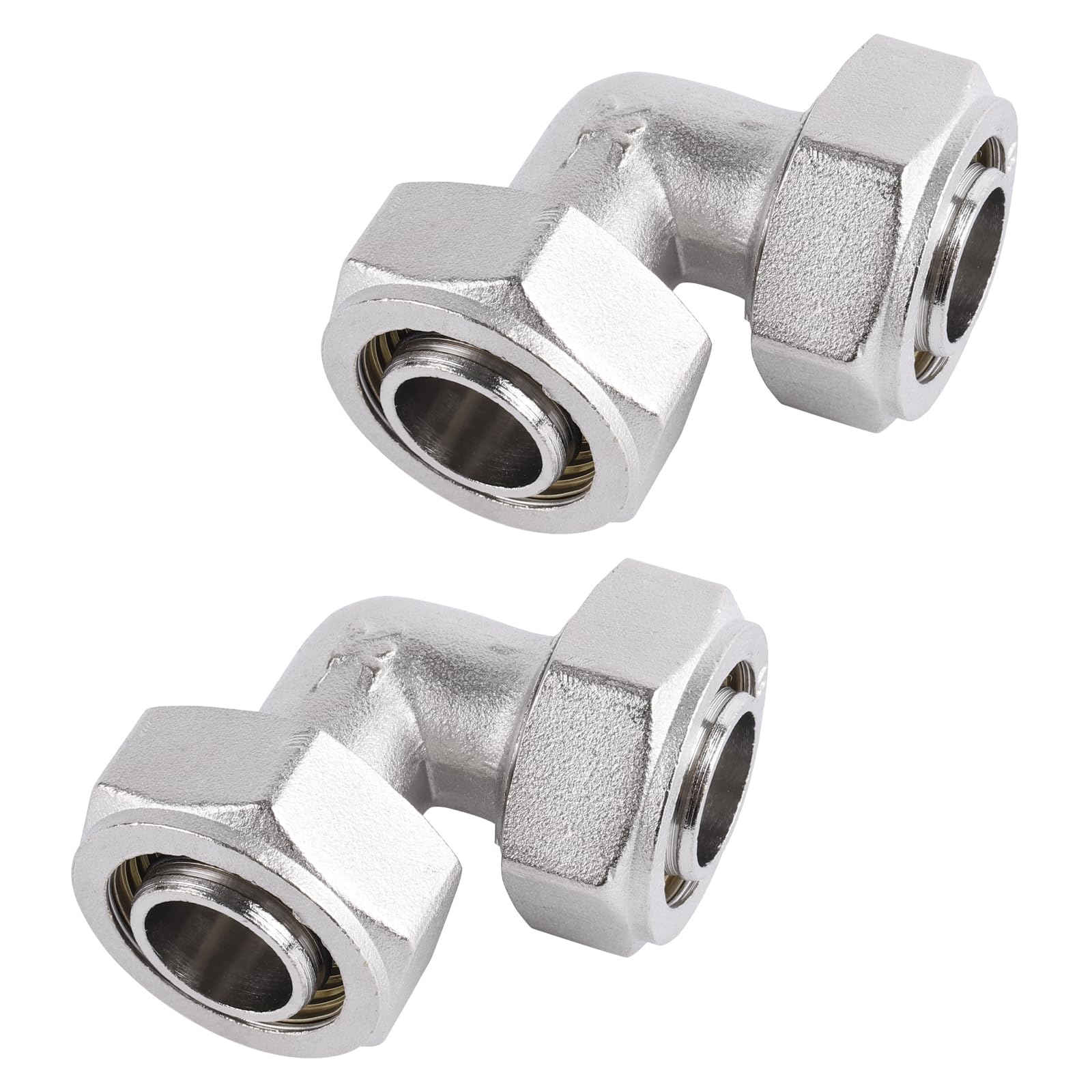 2 PCS 3/4'' Elbow Air Piping Fittings, Air L Tubing Fittings for Shop Garage Compressed Air Piping System