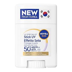 Offerta NIVEA SUN Specialist Stick UV Effetto Seta per Viso SPF 50+ 15 g in sconto oggi