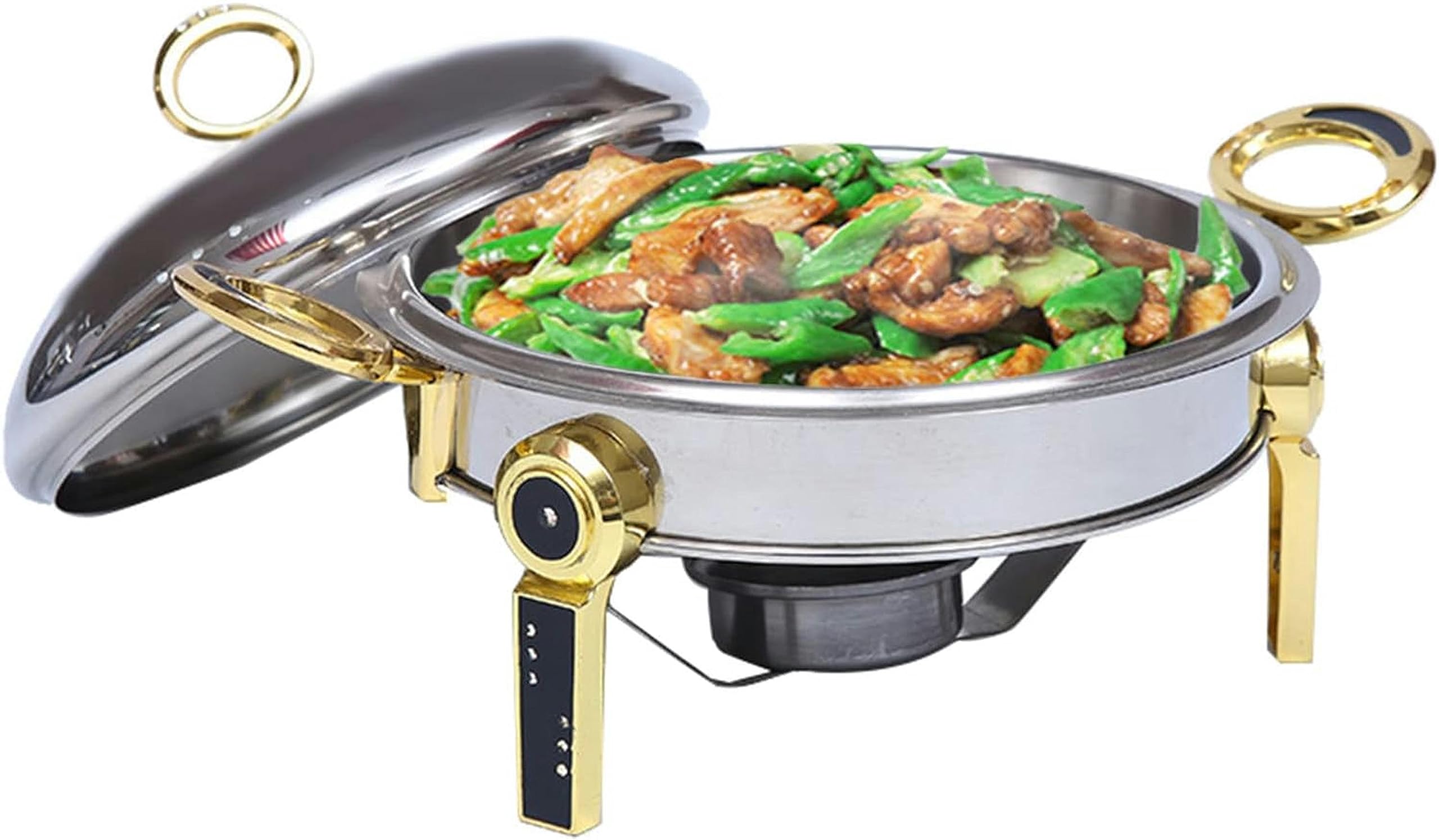 Chauffe-plats buffet en acier pour vos fêtes de famille et réceptions de traiteur