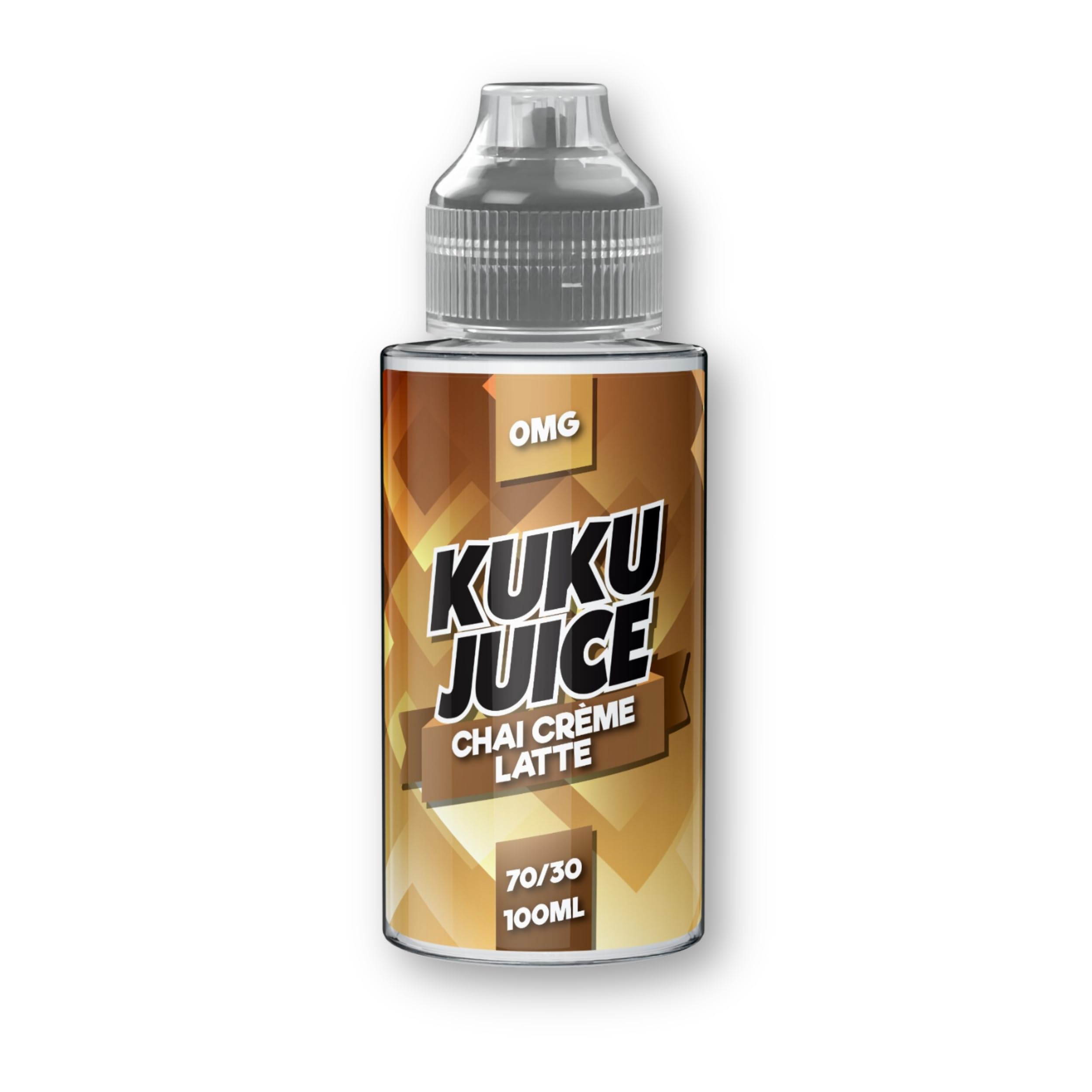 KUKU JUICEE-Liquid Chai Crè Latte - Crafted with a 70VG/30PG blend 0 Nicotine - 100ml Hassle Free E - Cig liquid Short Fill Bottles