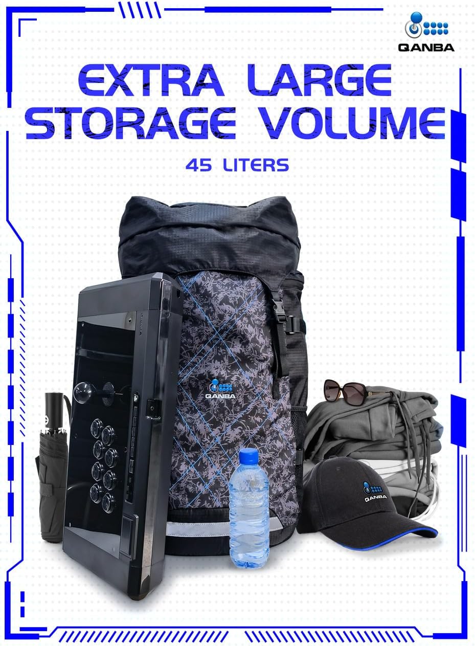 qanba Guardian 2 Large-Capacity Arcade Joystick Backpack Waterproof Backpack