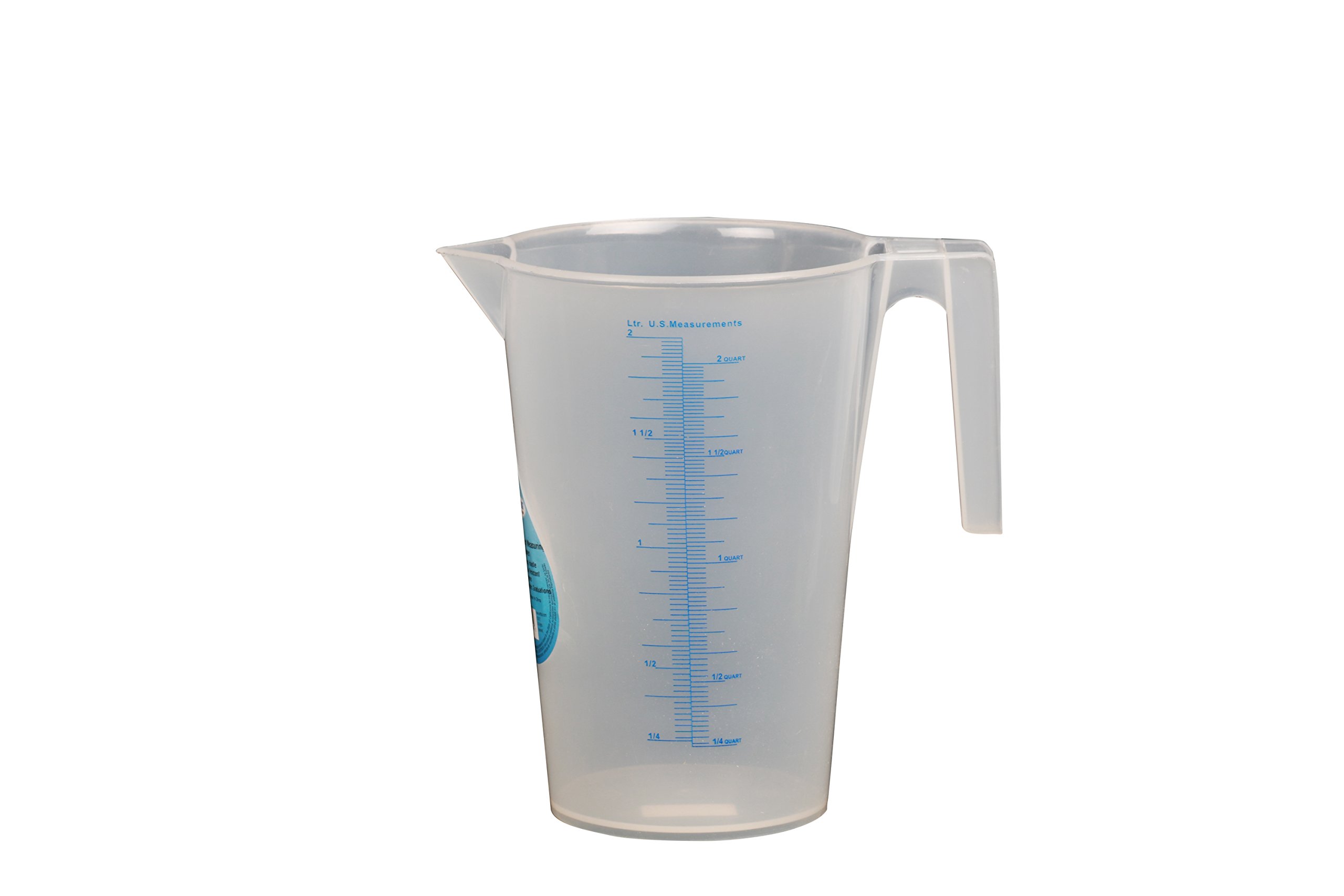 WirthCo 94140 embudo King 2 litros de uso general graduado contenedor de medición