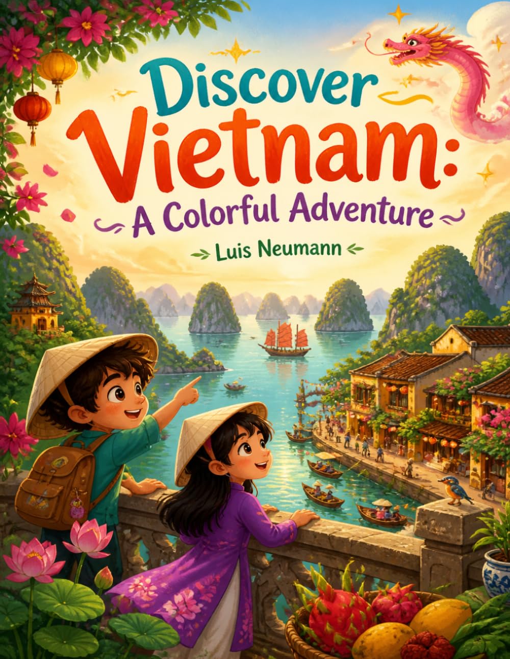 Discover Vietnam: A Colorful Adventure: A Fun Coloring Book with short stories for Kids, Ages 3+ (Exploring countries around the world in fun stories with coloring pages)