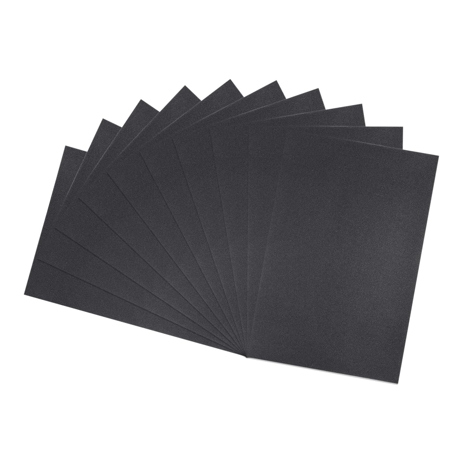 HARFINGTON 10pcs Sandpaper 150 Grit 18 x 12 Inch Waterproof Backing Silicon Carbide Abrasive Wet Dry Sanding Sheets for Wood Finishing, Metal Sanding,