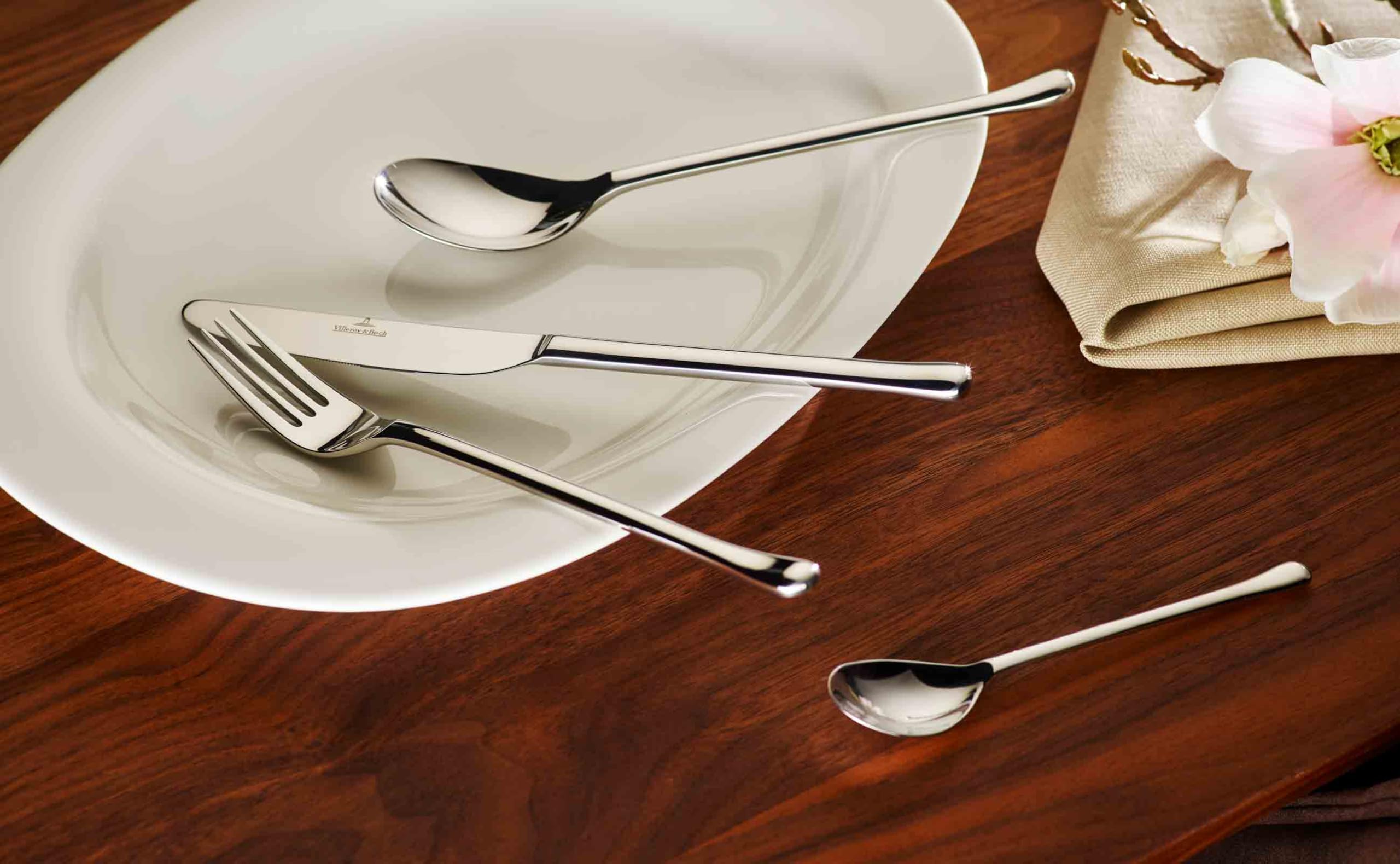 Villeroy & Boch Udine 1263470180 - Cucharillas de café (6 Unidades, Acero Inoxidable)