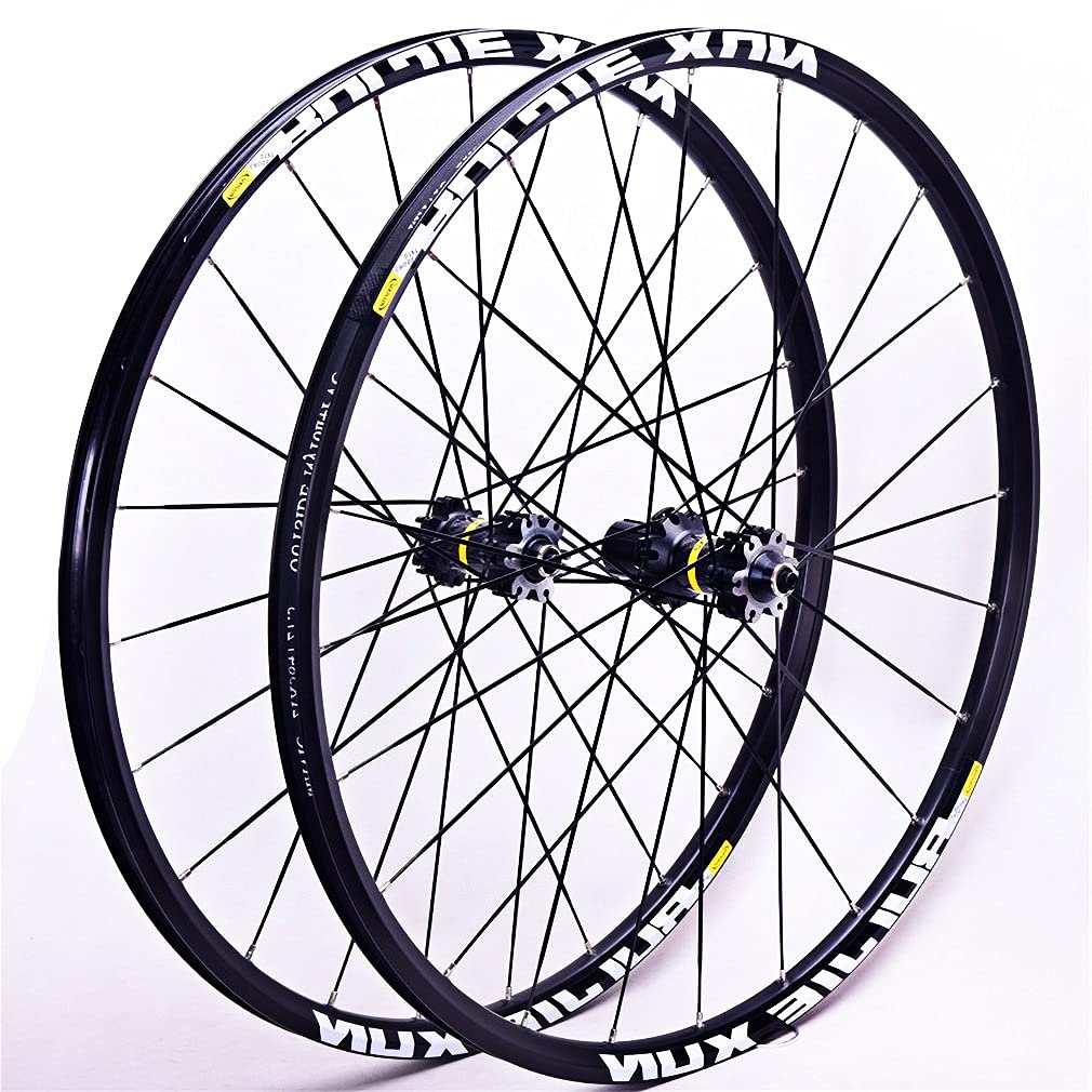 Quick Release Bike Wheelset 26 27,5 29 Pollici Bicicletta Anteriore Ruota Posteriore Set Doppio Strato Cerchio Freno A Disco MTB Ruote Hub for 7-11 Velocità