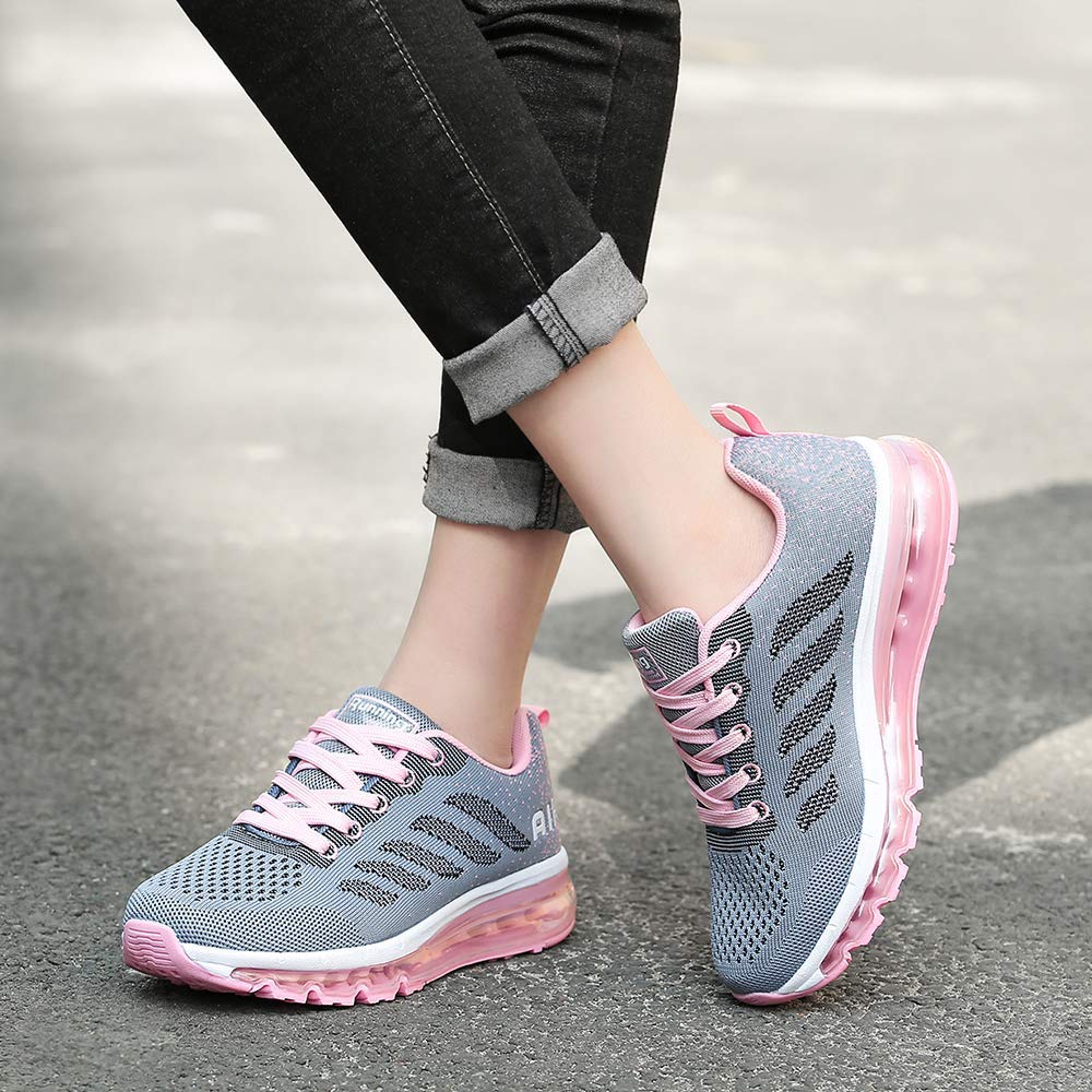 Uomo Donna Air Scarpe da Ginnastica Corsa Sportive Fitness Running Sneakers Basse Interior Casual all'Aperto 34-46 EU