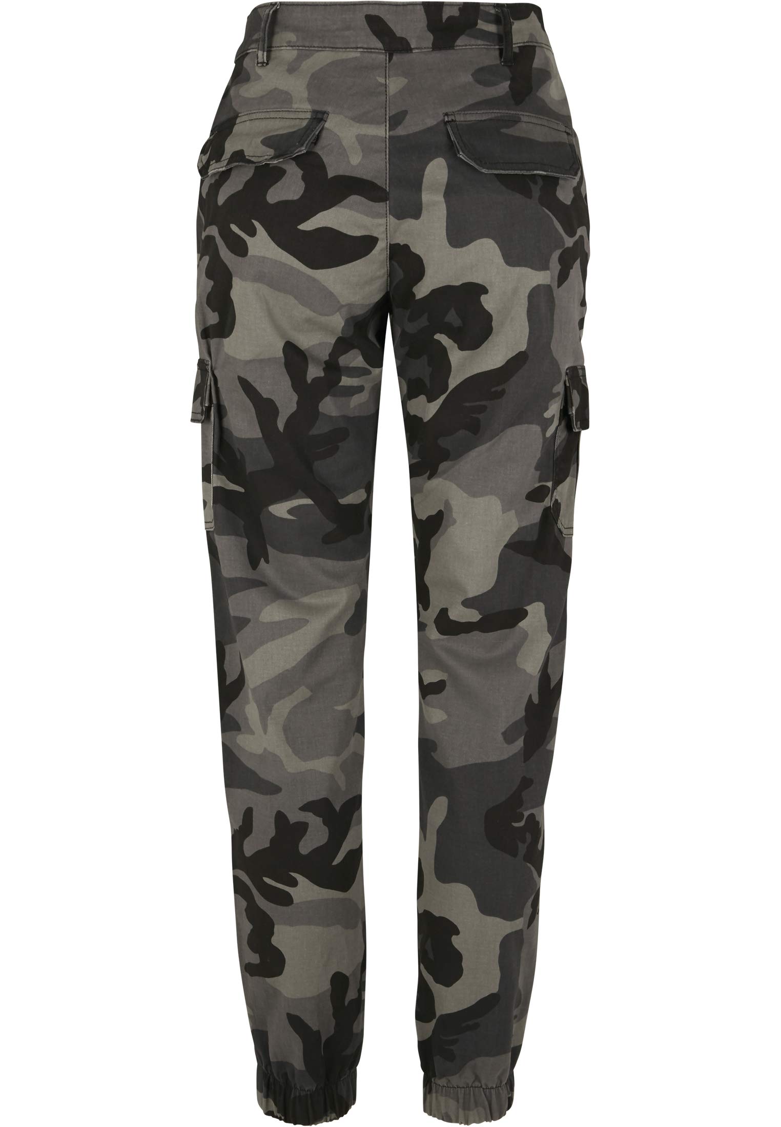 Urban Classics Women's Ladies High Waist Camo Cargo Pants Trouser