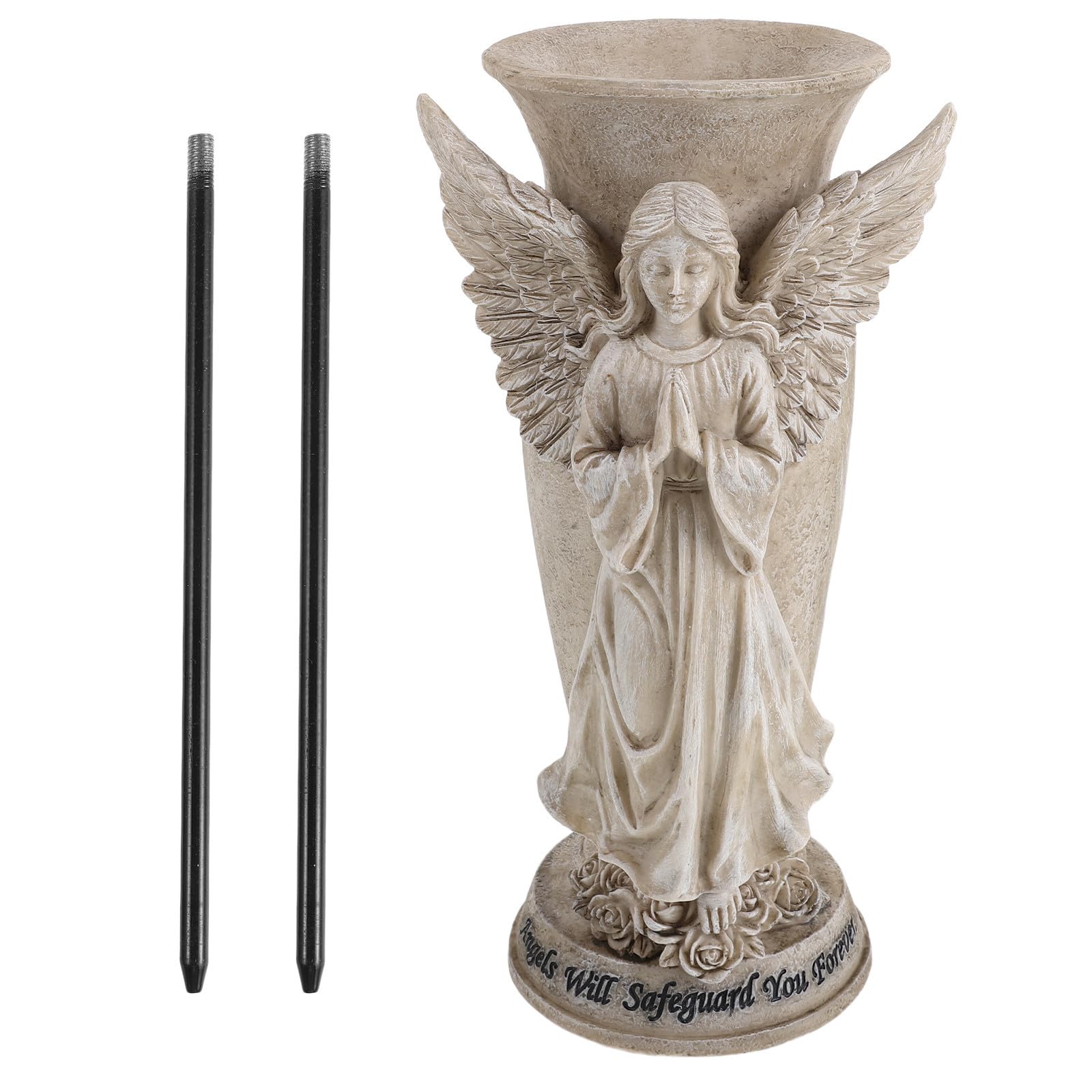 Vase funéraire ange, un hommage poétique pour la décoration de tombe